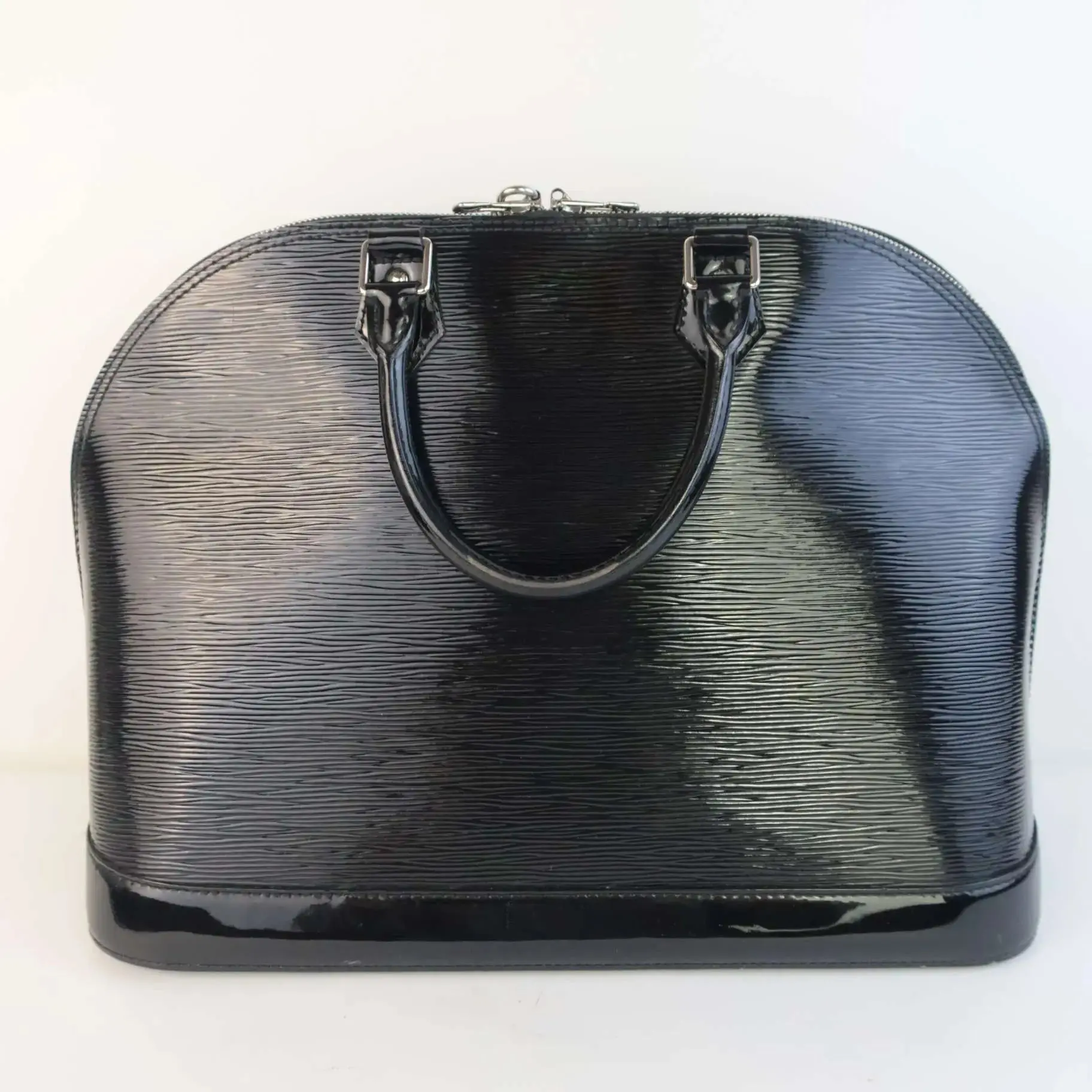 Louis Vuitton Black Epi Electric Leather Alma MM Bag - Image 5