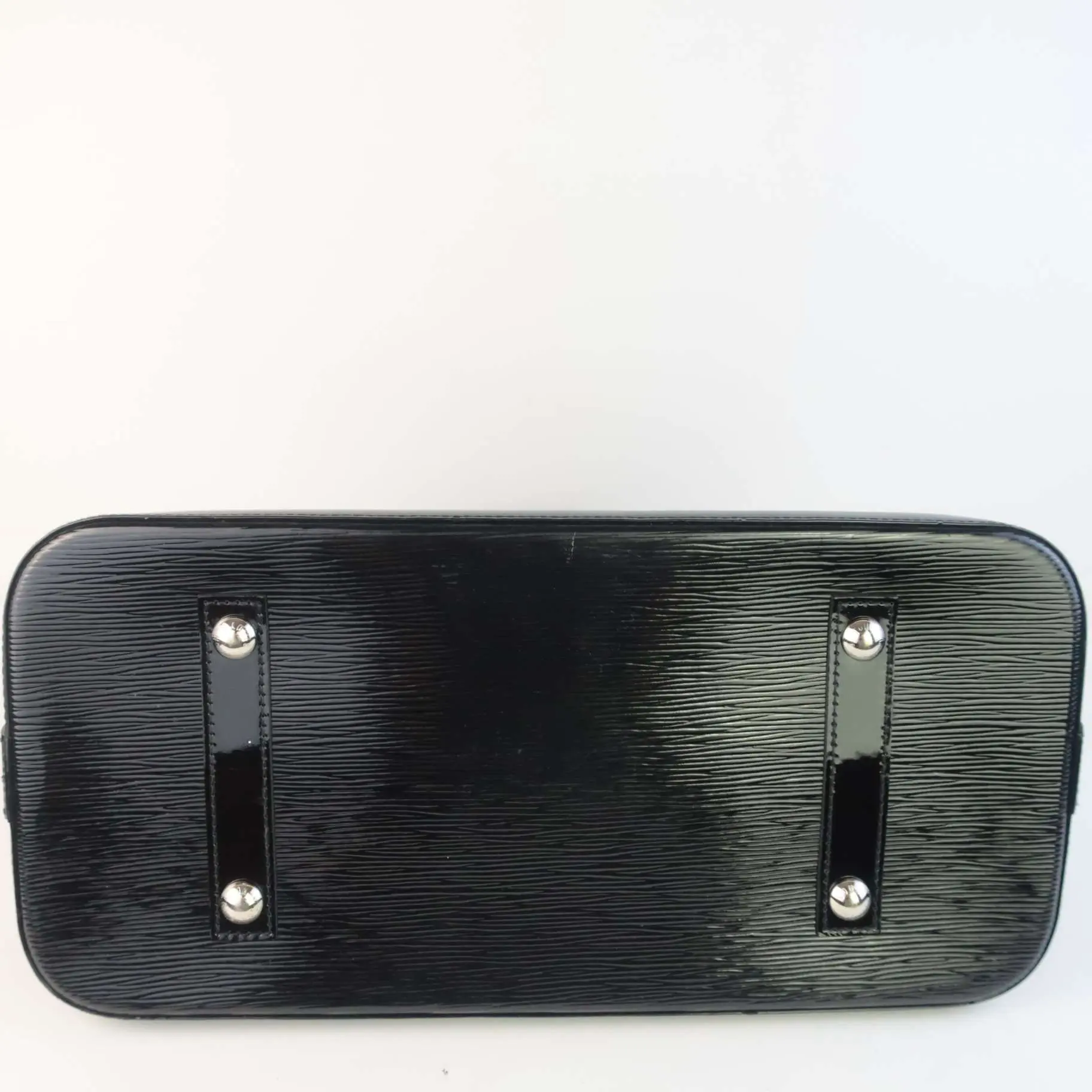 Louis Vuitton Black Epi Electric Leather Alma MM Bag - Image 7
