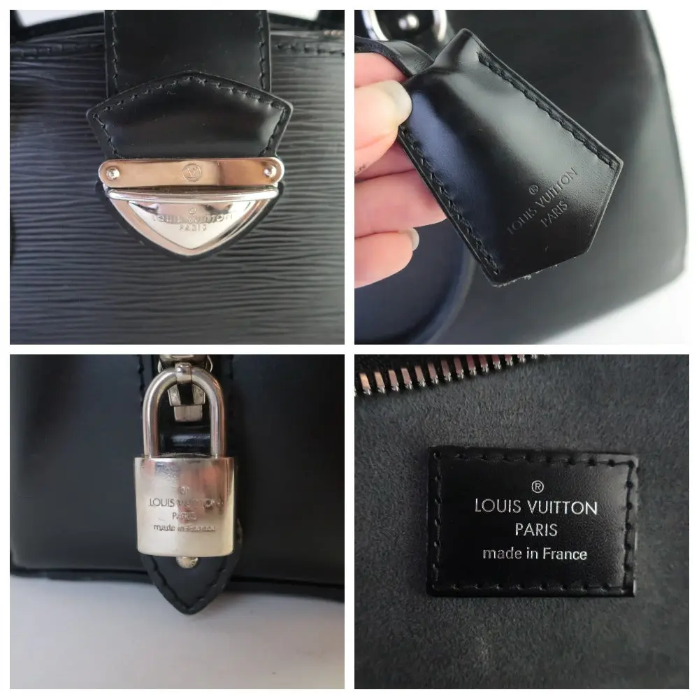 Louis Vuitton Black Epi Leather Pont-Neuf GM Bag - Image 6