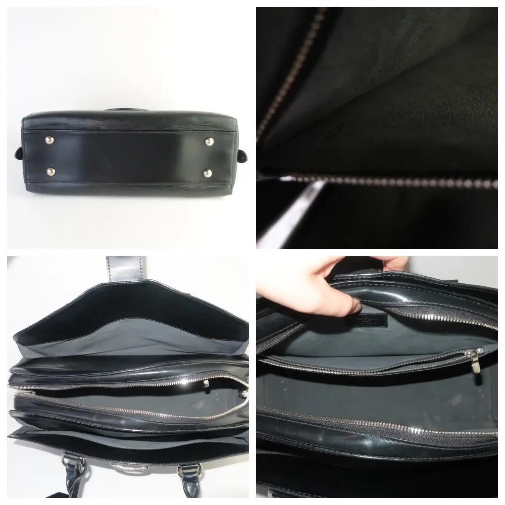 Louis Vuitton Black Epi Leather Pont-Neuf GM Bag - Image 9