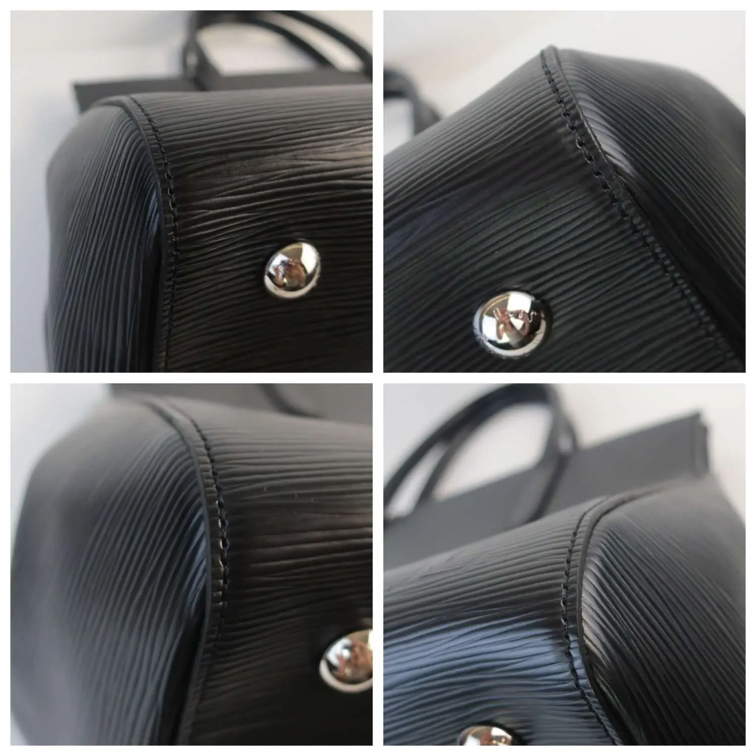 Louis Vuitton Black Epi Marly MM bag - Image 8
