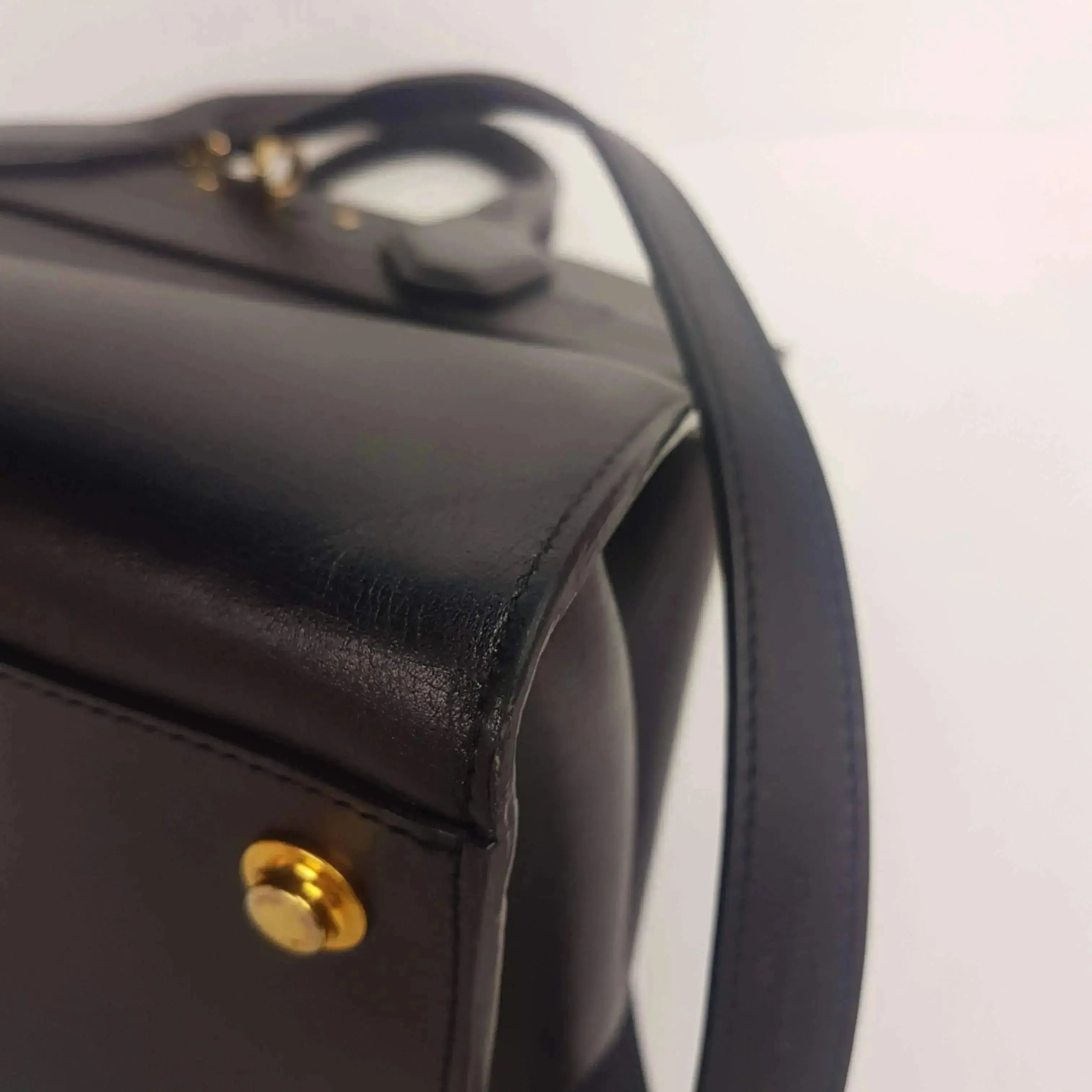 Louis Vuitton Black Leather City Steamer MM Bag - Image 11