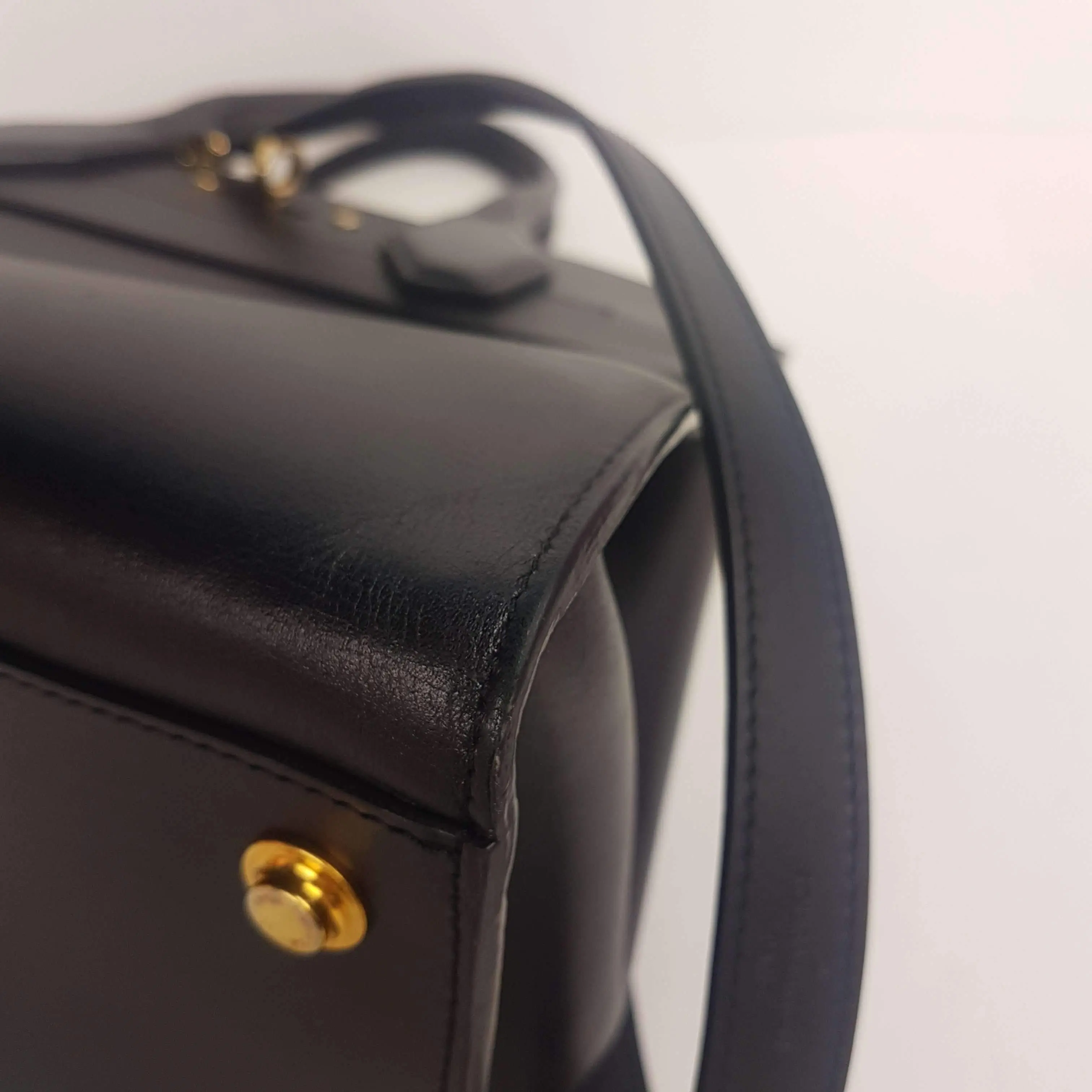Louis Vuitton Black Leather City Steamer MM Bag - Image 12