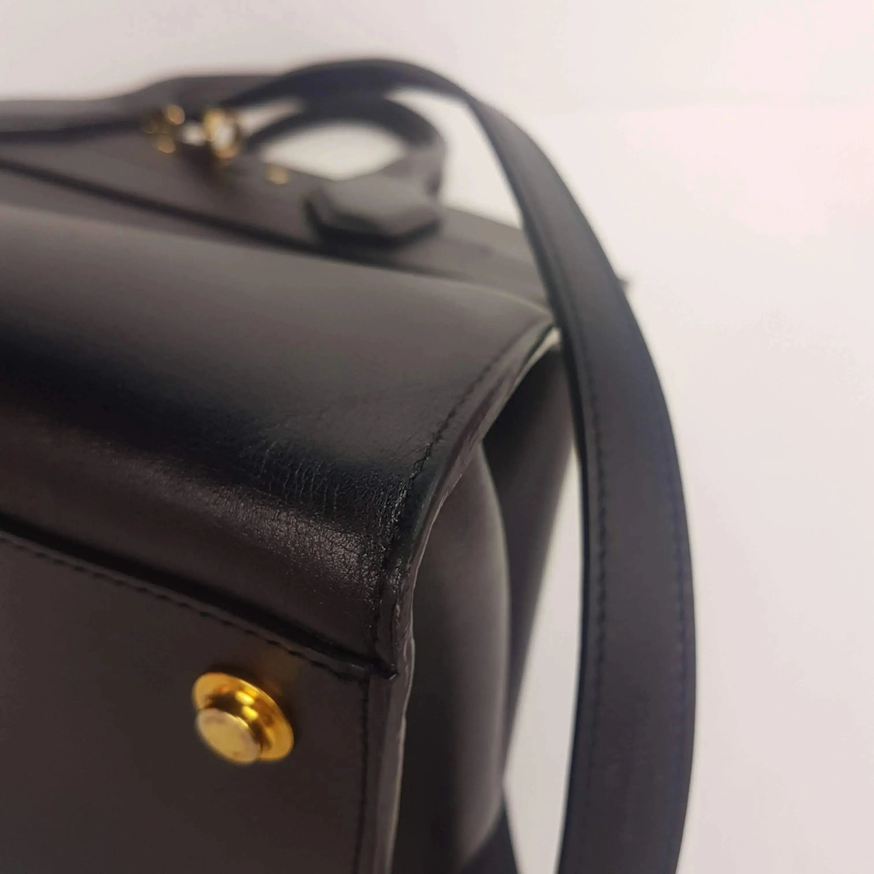 Louis Vuitton Black Leather City Steamer MM Bag - Image 14