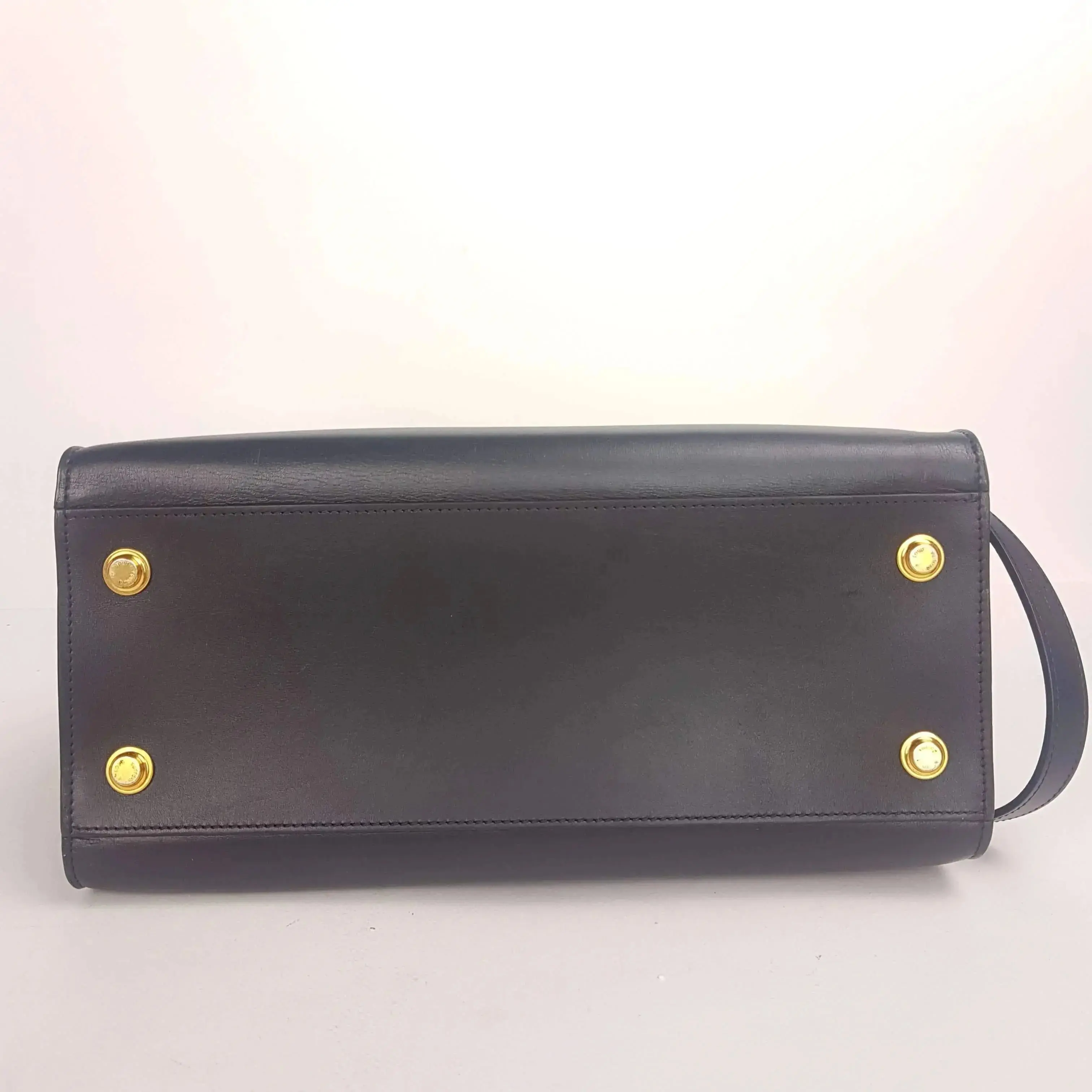 Louis Vuitton Black Leather City Steamer MM Bag - Image 8