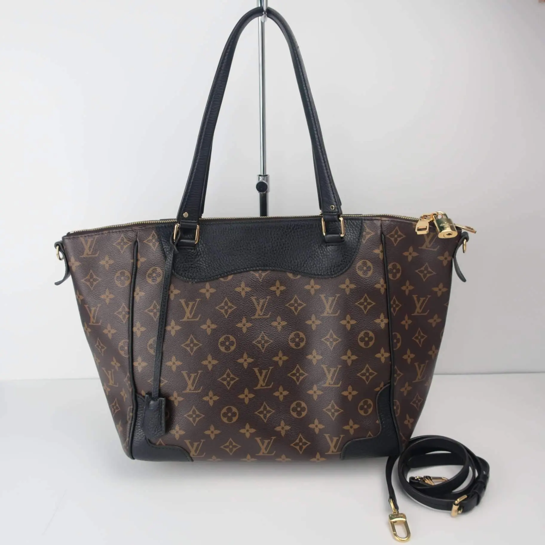 Louis Vuitton Black Monogram Canvas Estrela MM NM Bag - Image 3