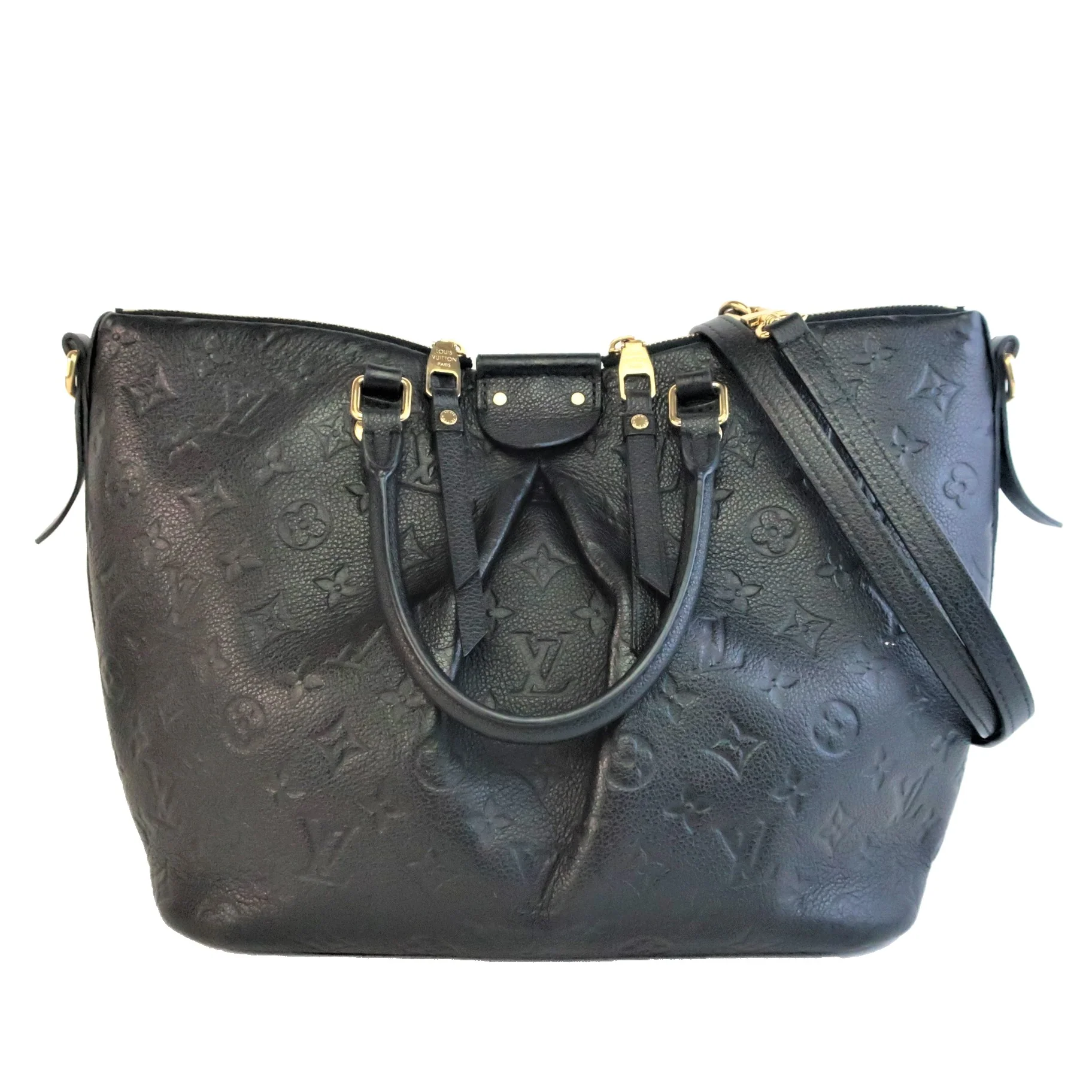 Louis Vuitton Black Leather Mazarine MM Bag - Image 2