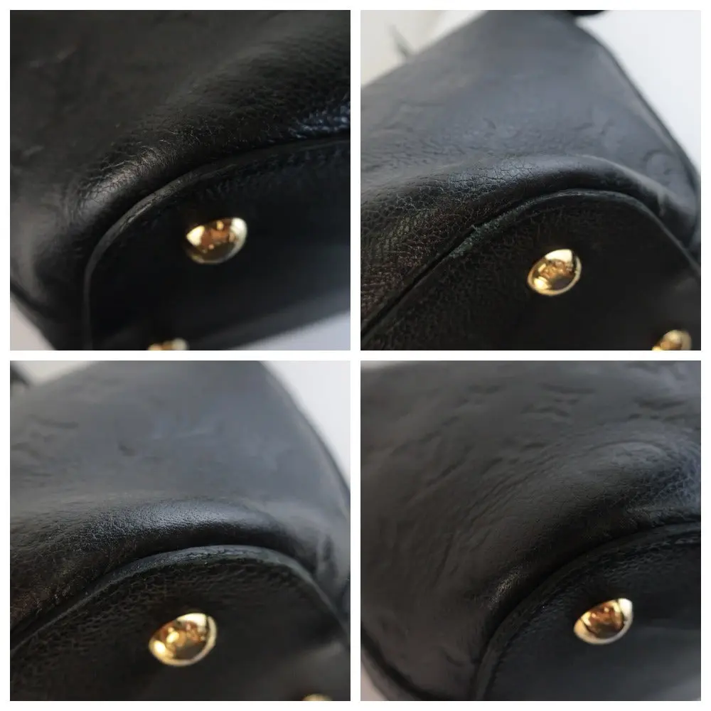 Louis Vuitton Black Leather Mazarine MM Bag - Image 9