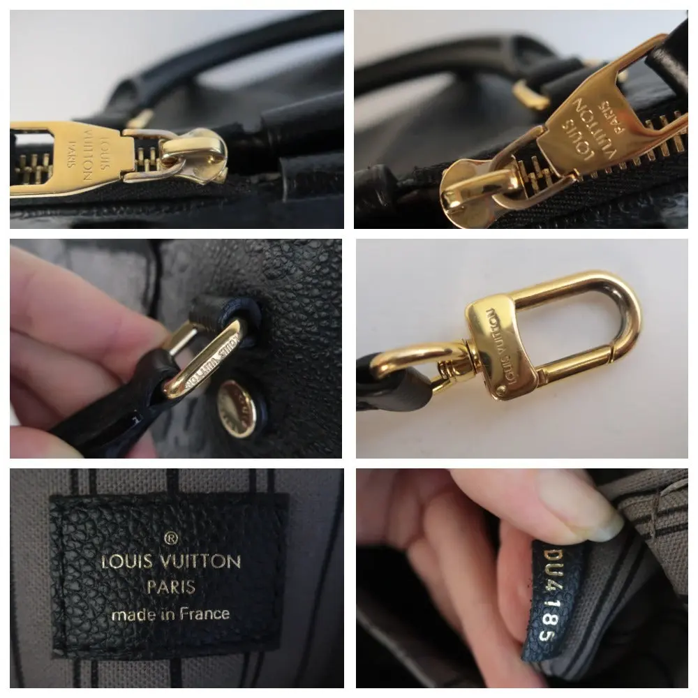 Louis Vuitton Black Monogram Empreinte Mazarine MM Bag - Image 13
