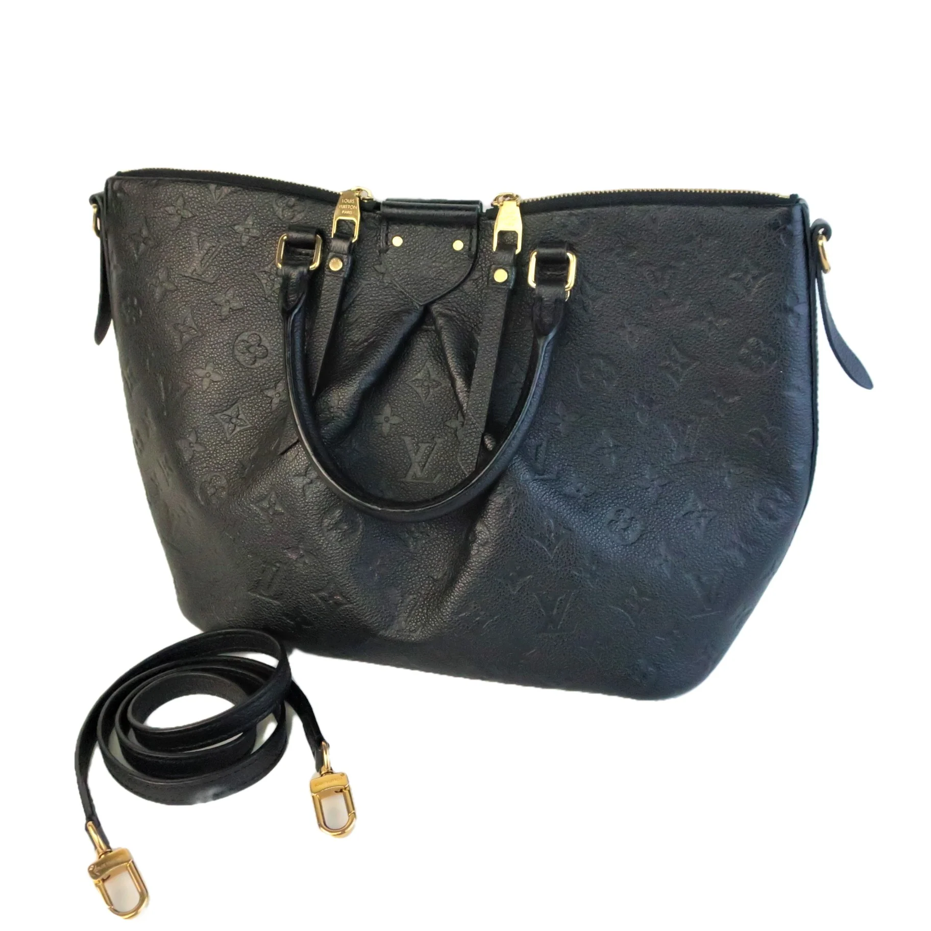 Louis Vuitton Black Monogram Empreinte Mazarine MM Bag - Image 2