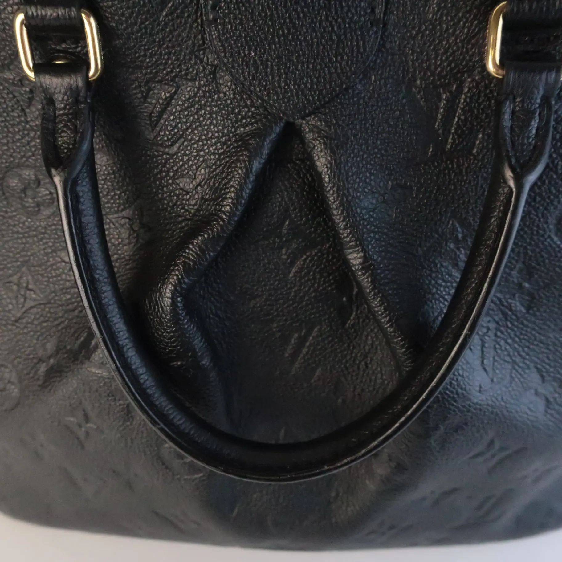 Louis Vuitton Black Monogram Empreinte Mazarine MM Bag - Image 9