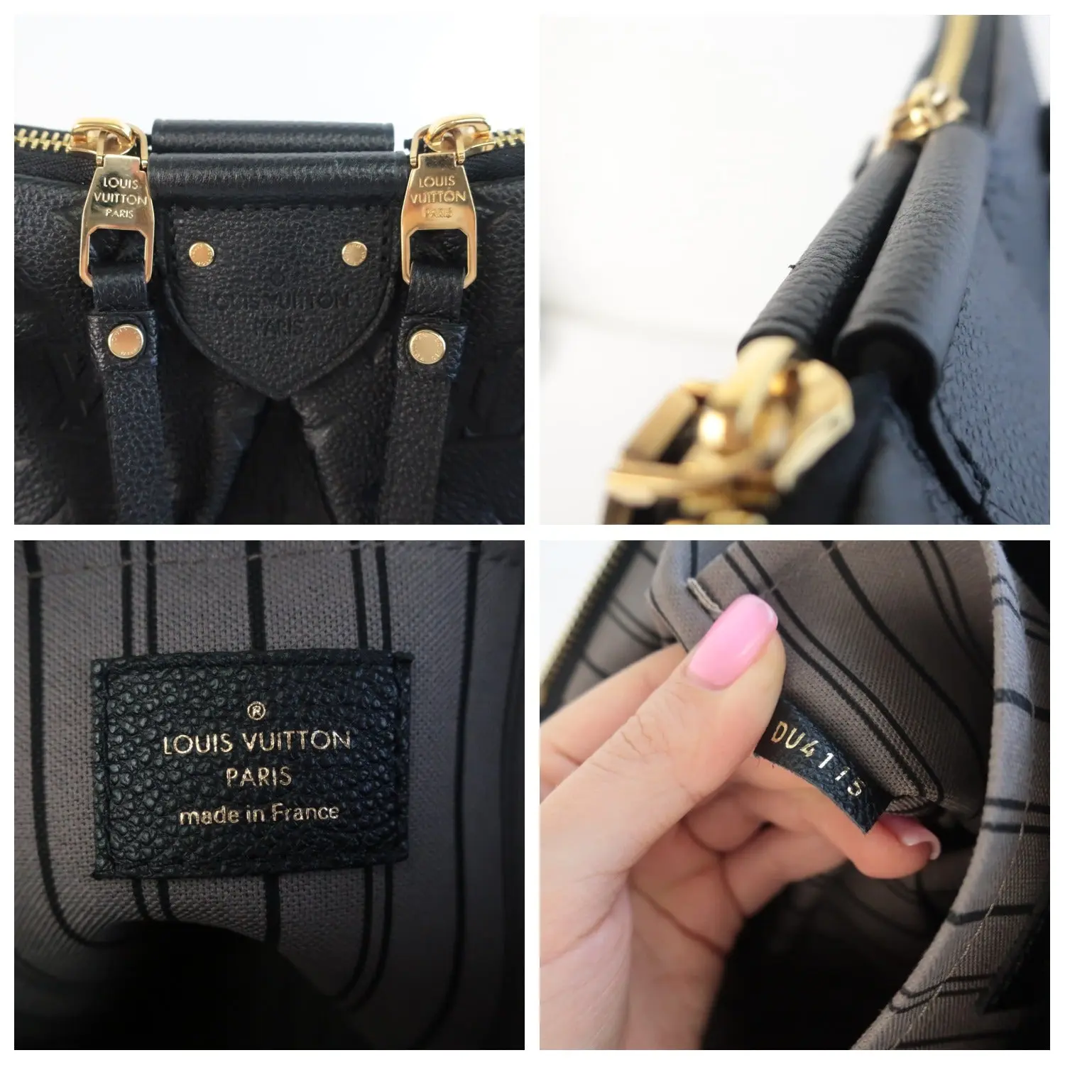 Louis Vuitton Noir Empreinte Mazarine MM Bag - Image 11