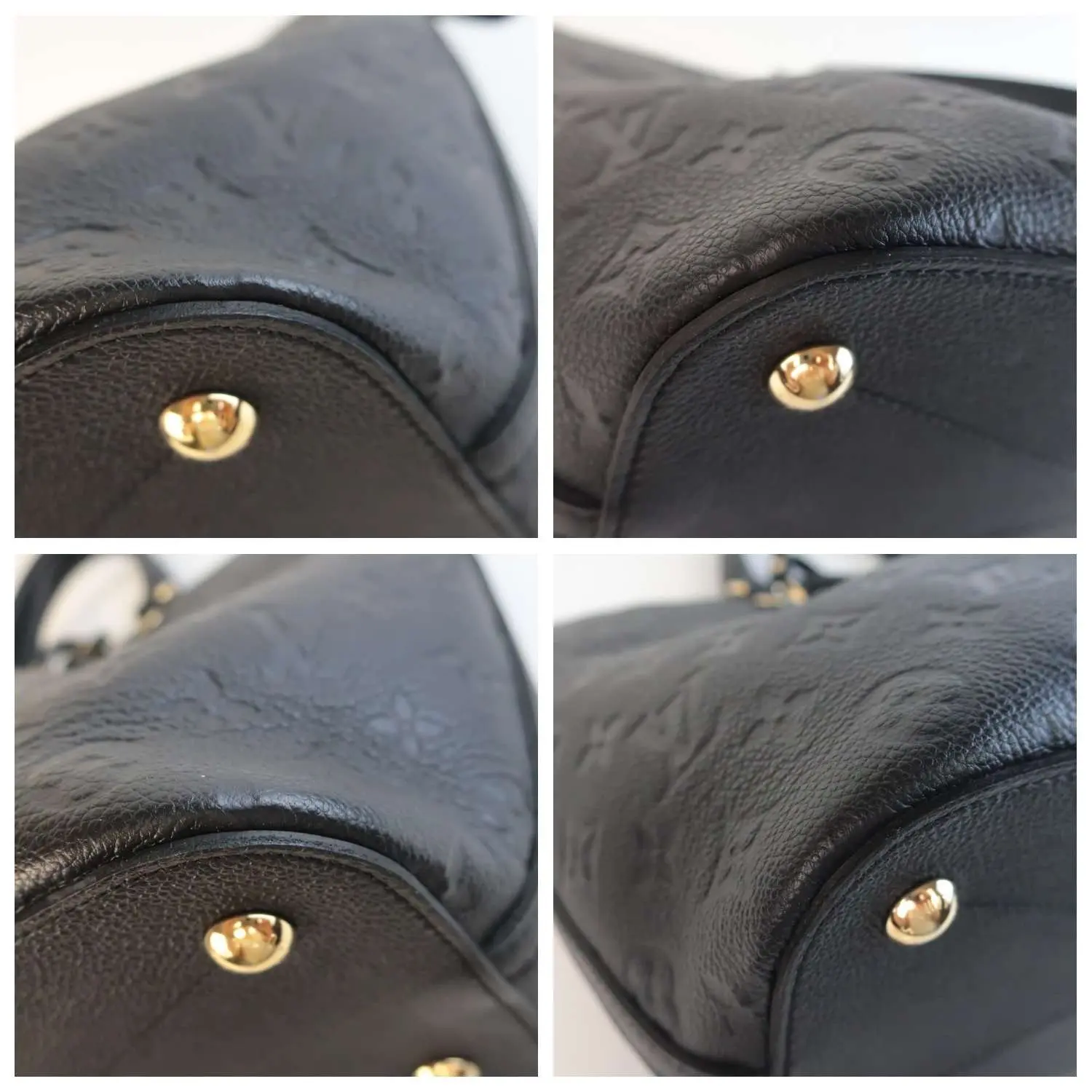 Louis Vuitton Noir Empreinte Mazarine MM Bag - Image 5