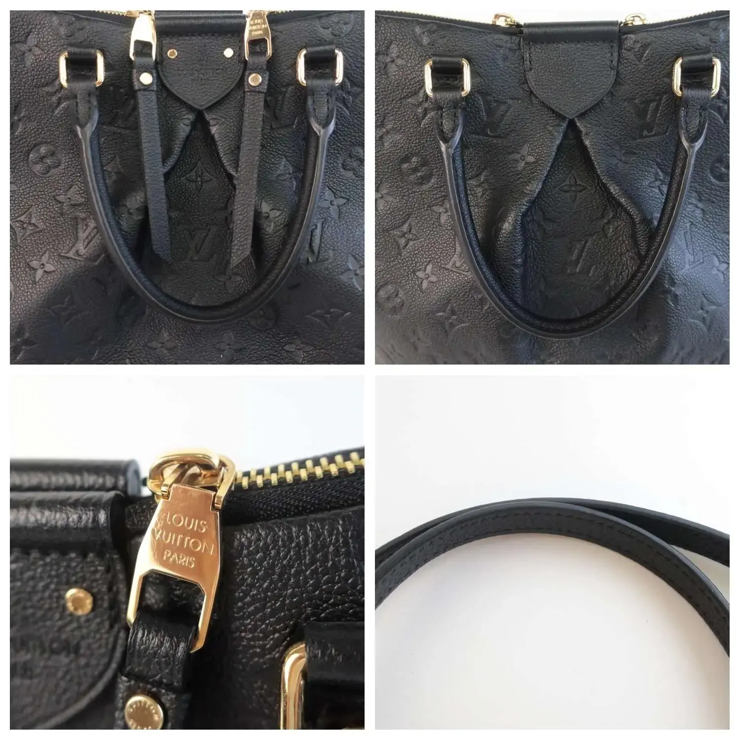 Louis Vuitton Noir Empreinte Mazarine MM Bag - Image 7