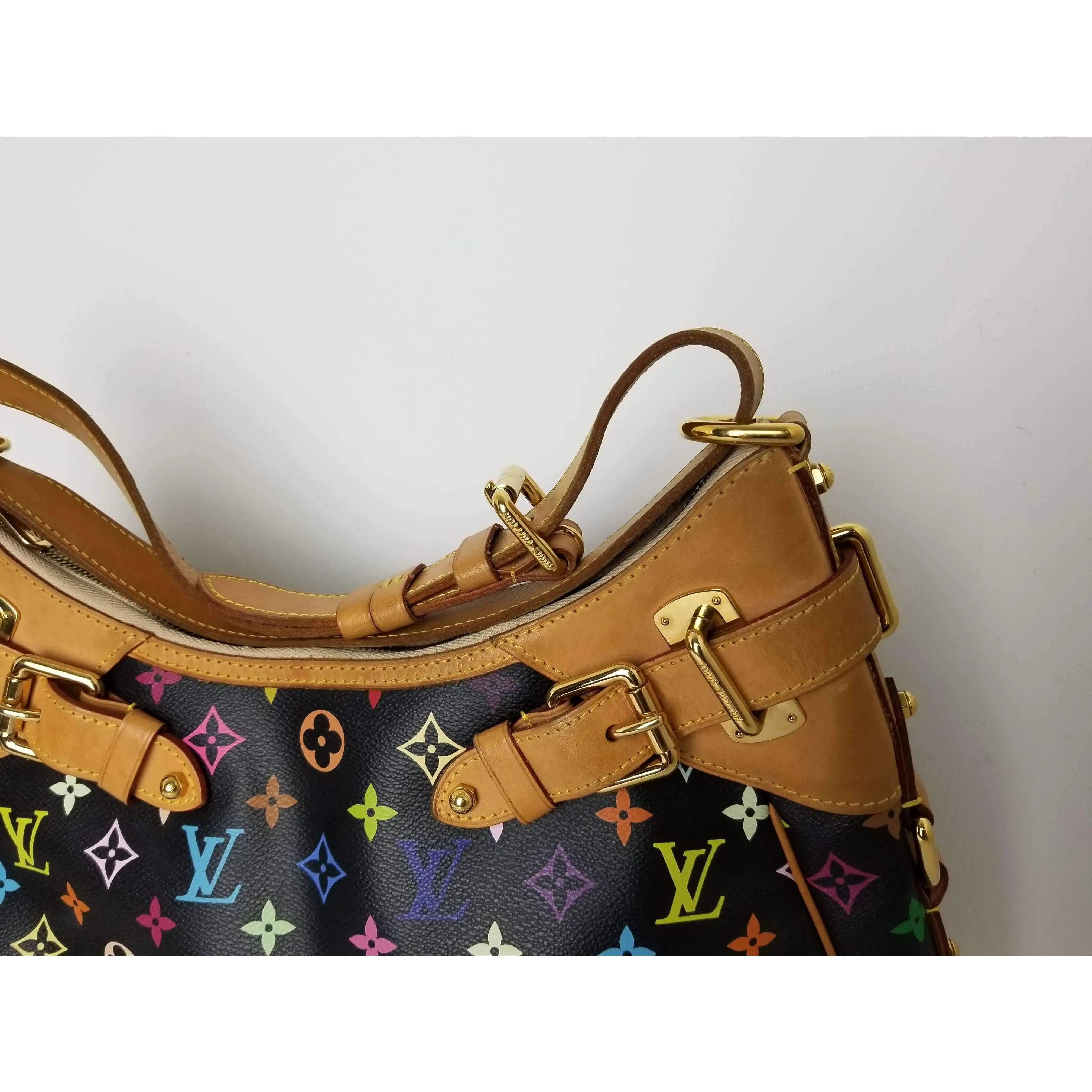 Louis Vuitton Black Monogram Multicolor Greta Bag - Image 19