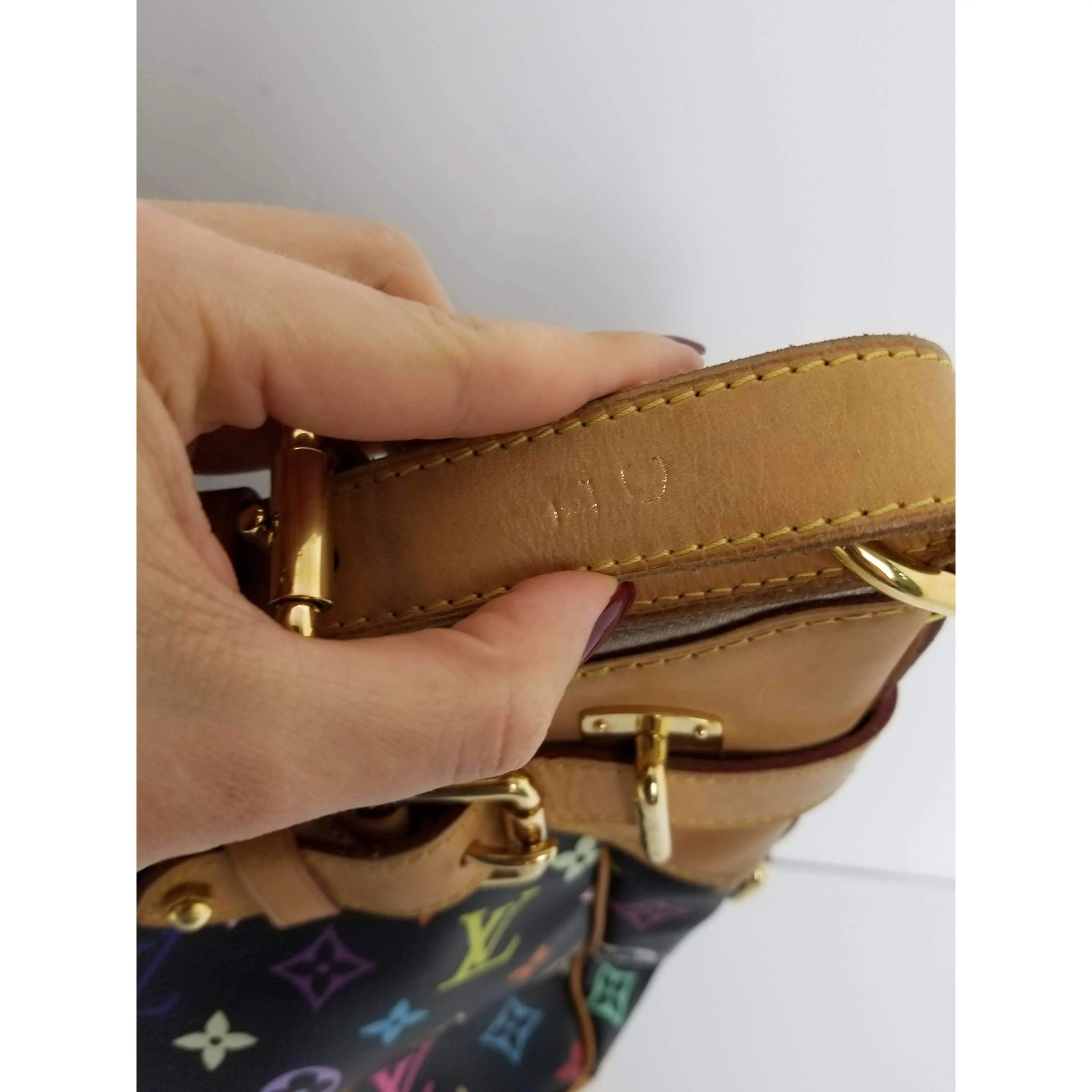 Louis Vuitton Black Monogram Multicolor Greta Bag - Image 44