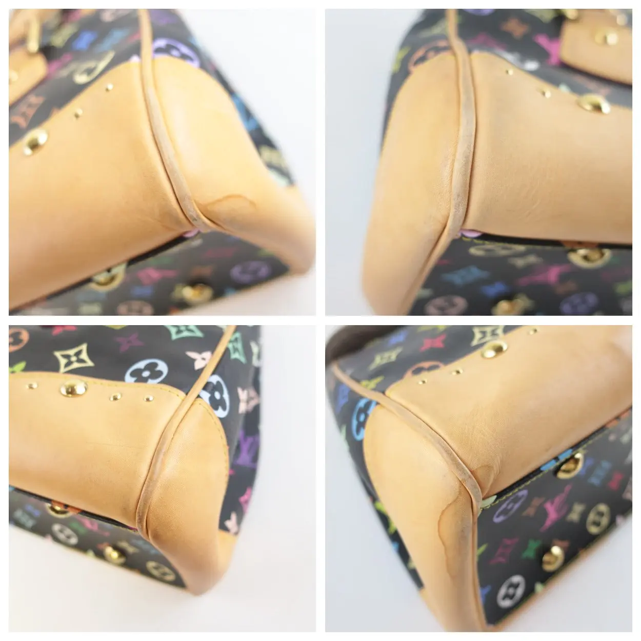 Louis Vuitton Black Monogram Multicolore Beverly GM Bag - Image 14