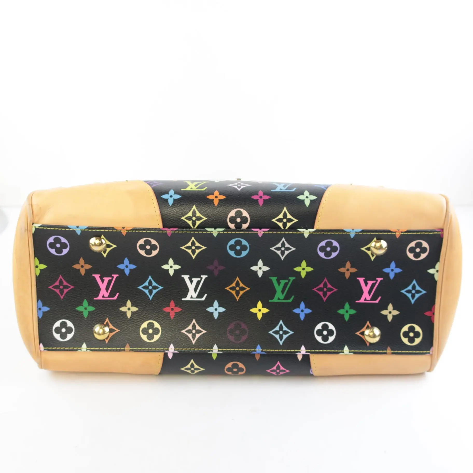 Louis Vuitton Black Monogram Multicolore Beverly GM Bag - Image 17