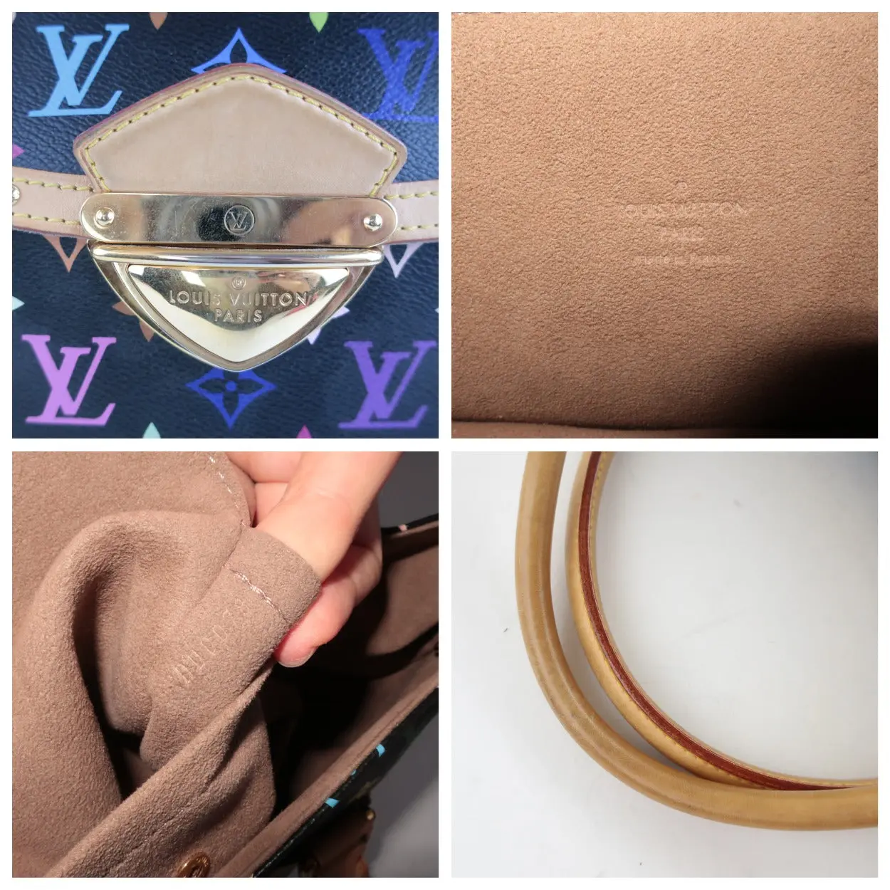 Louis Vuitton Black Monogram Multicolore Beverly GM Bag - Image 18