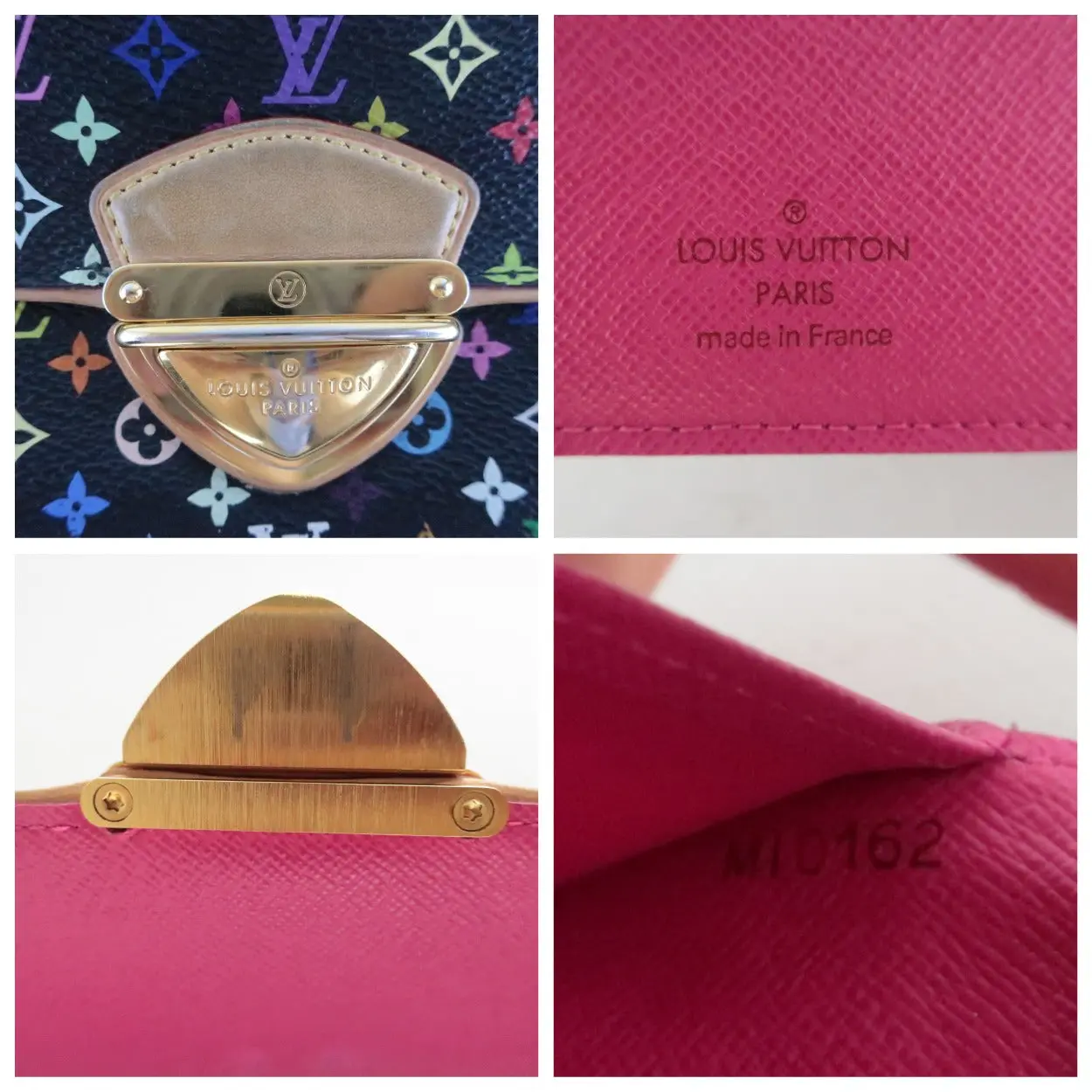 Louis Vuitton Black Monogram Multicolore Eugenie Wallet - Image 7