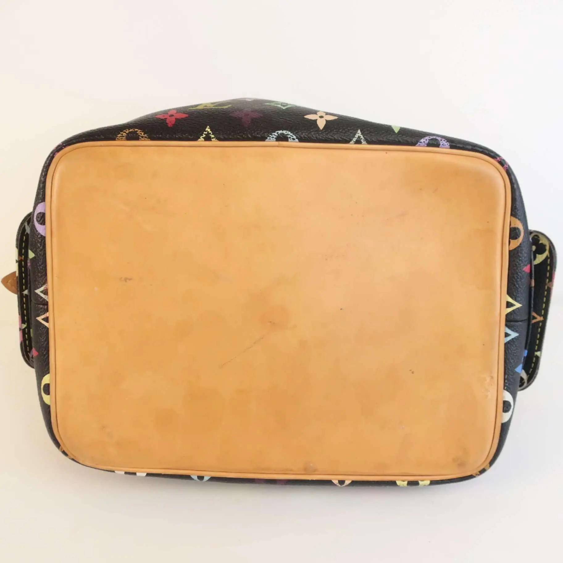 Louis Vuitton Black Monogram Multicolore Petit Noe - Image 11