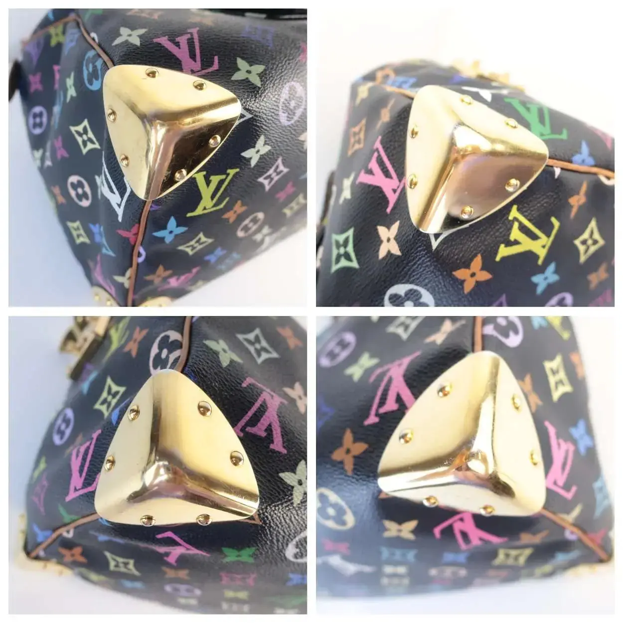 Louis Vuitton Noir Multicolore Speedy 30 Bag - Image 14
