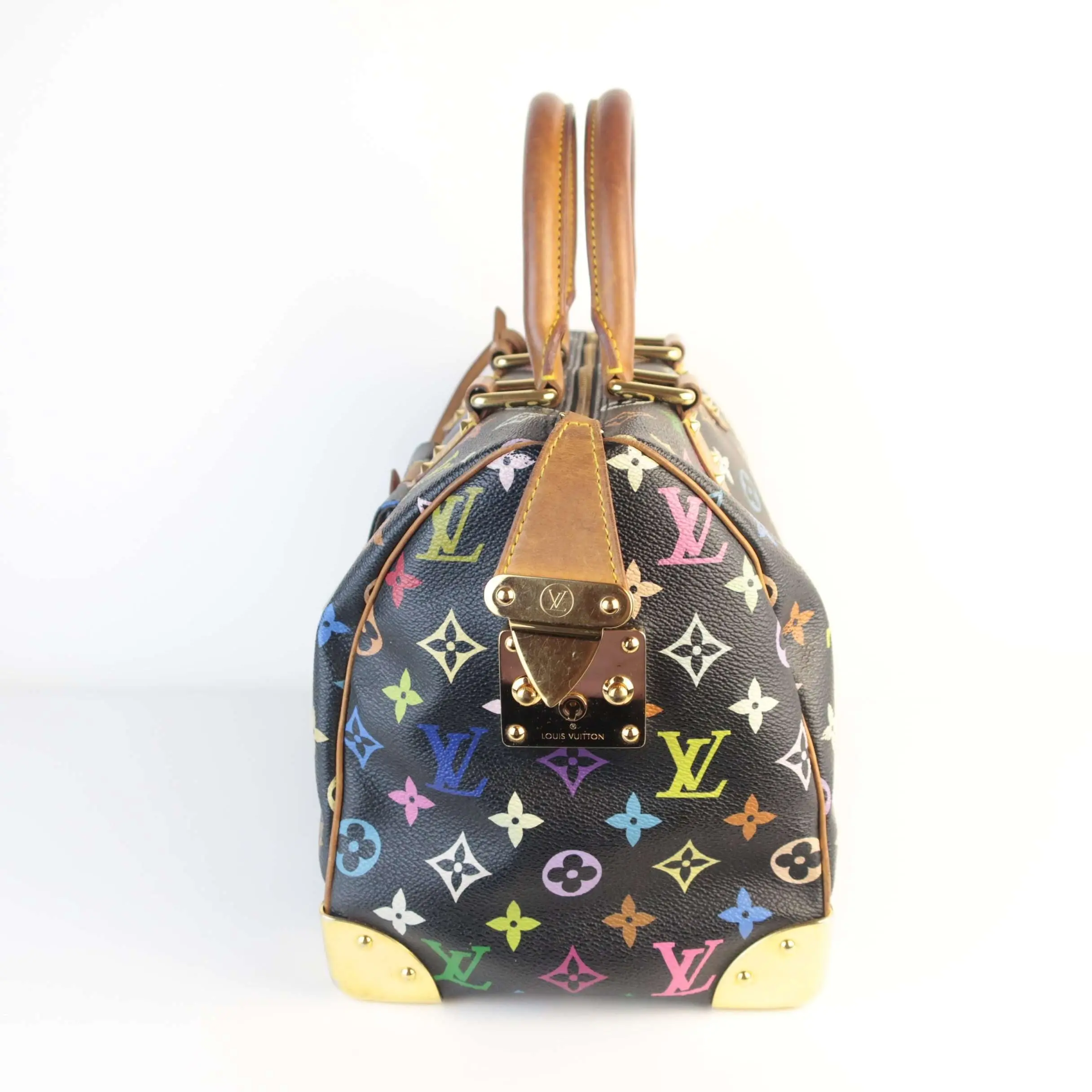 Louis Vuitton Noir Multicolore Speedy 30 Bag - Image 15