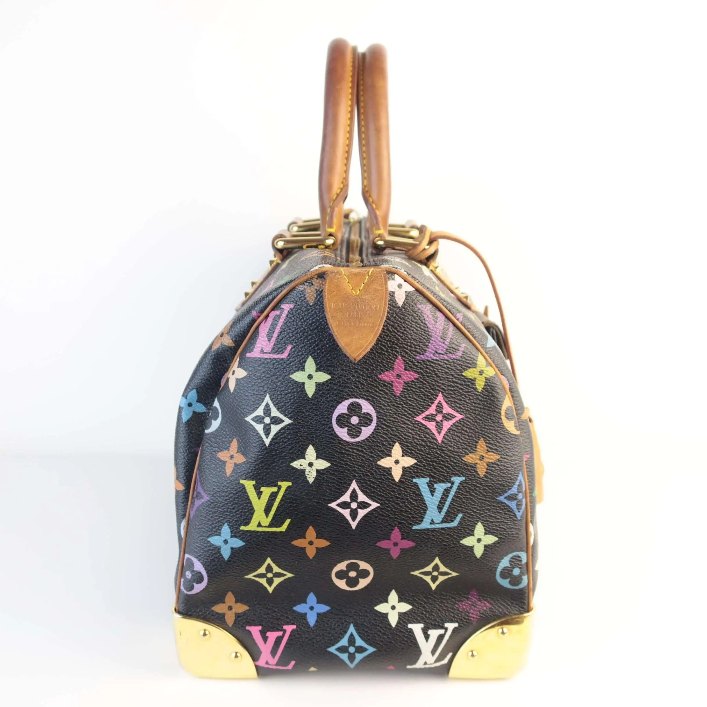 Louis Vuitton Noir Multicolore Speedy 30 Bag - Image 3