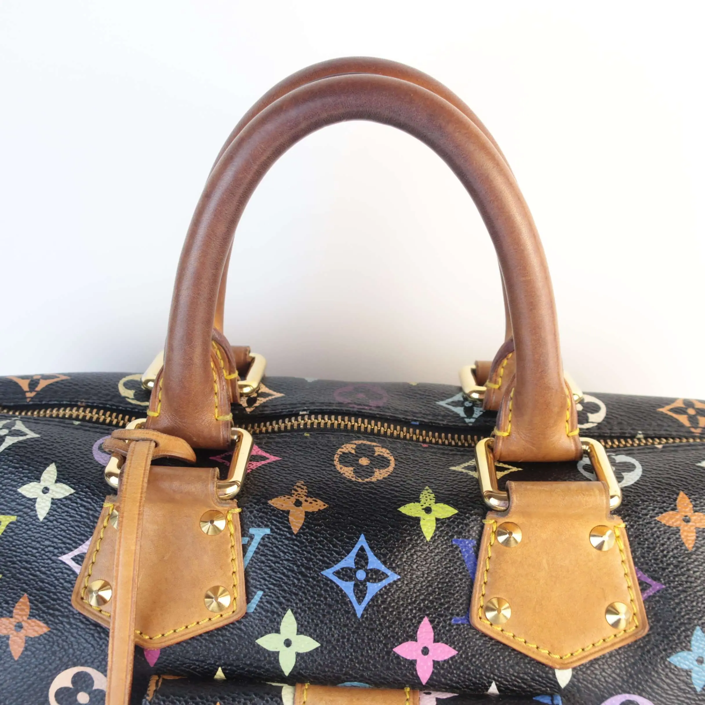 Louis Vuitton Noir Multicolore Speedy 30 Bag - Image 7