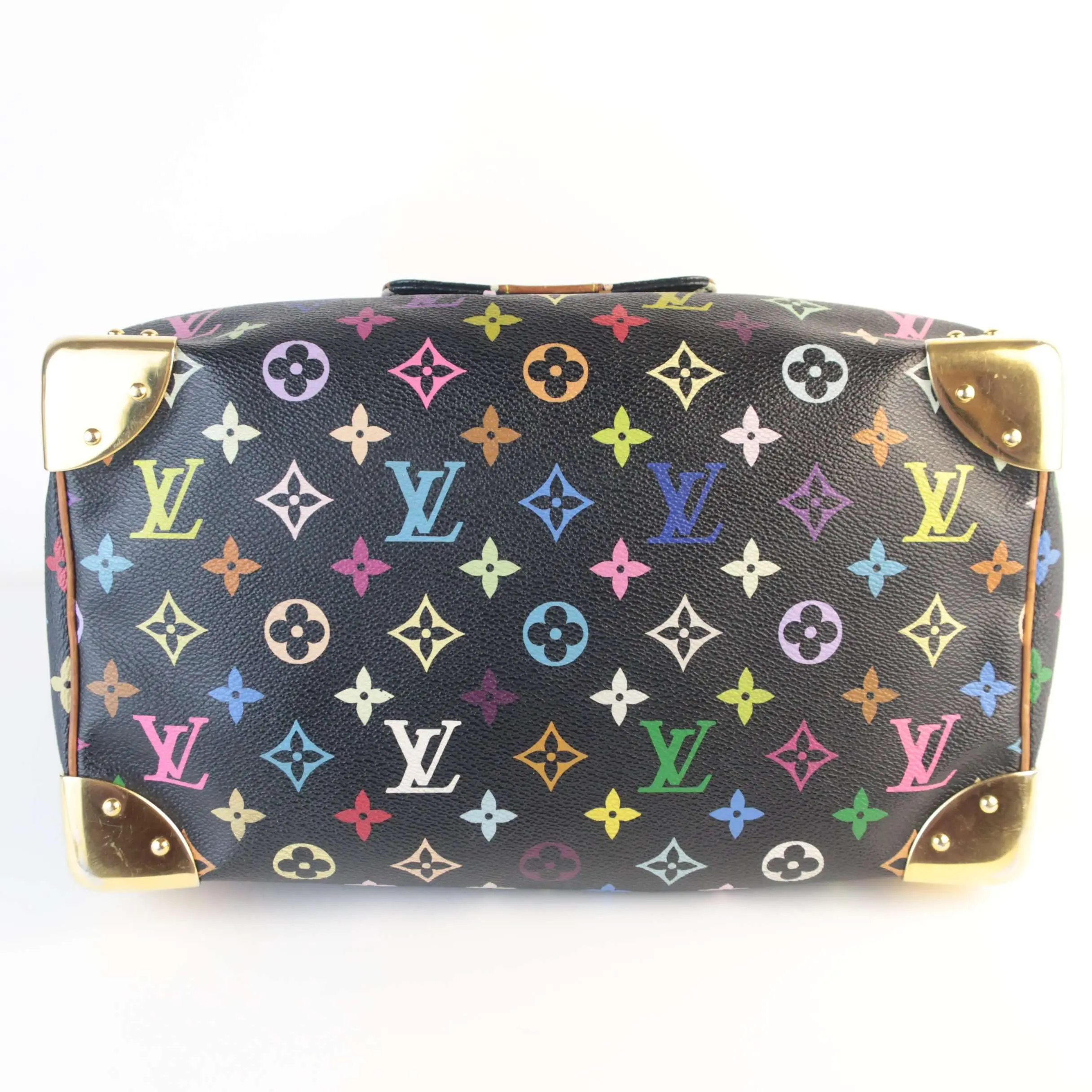 Louis Vuitton Noir Multicolore Speedy 30 Bag - Image 9