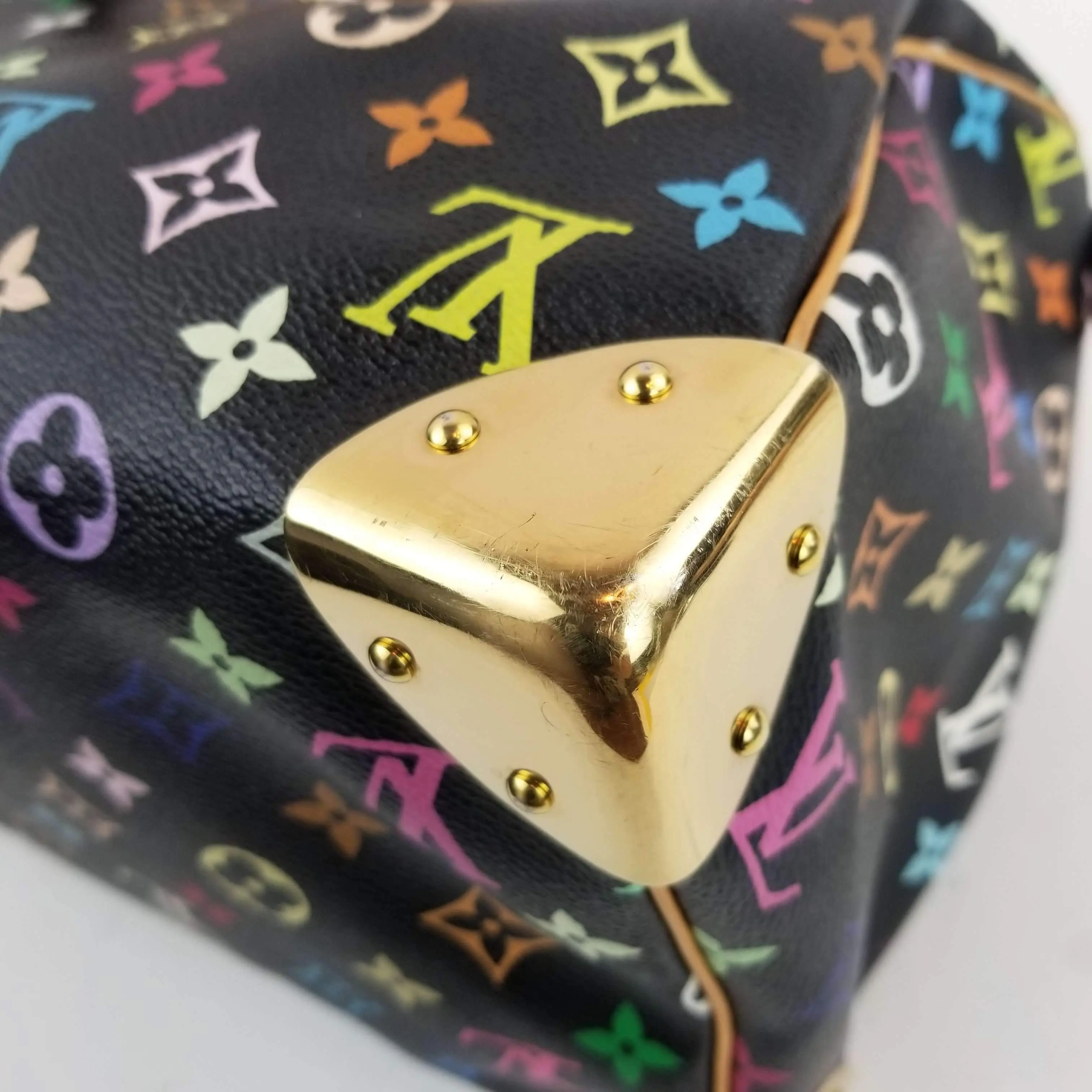 Louis Vuitton Black Monogram Multicolore Speedy 30 Bag - Image 16
