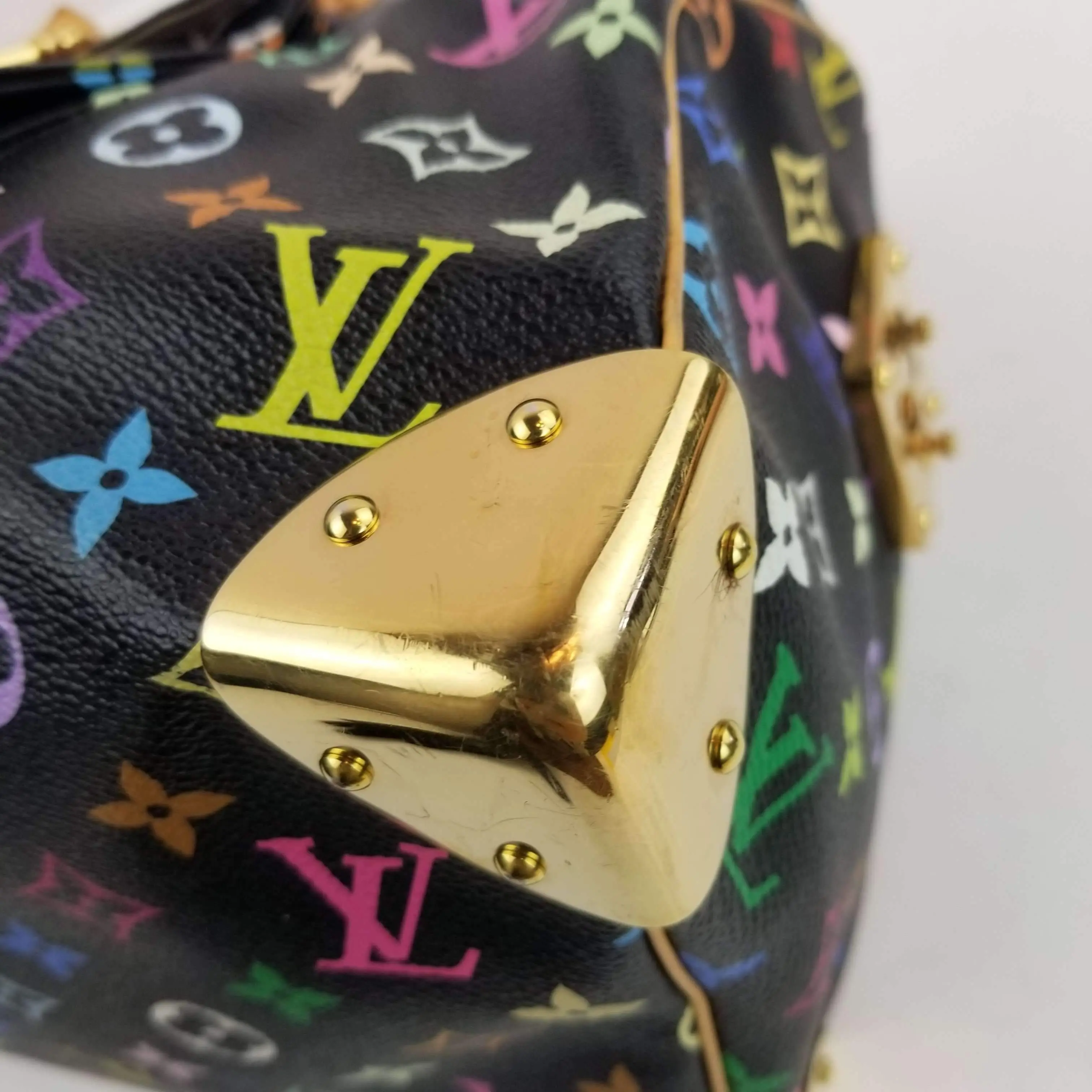 Louis Vuitton Black Monogram Multicolore Speedy 30 Bag - Image 19