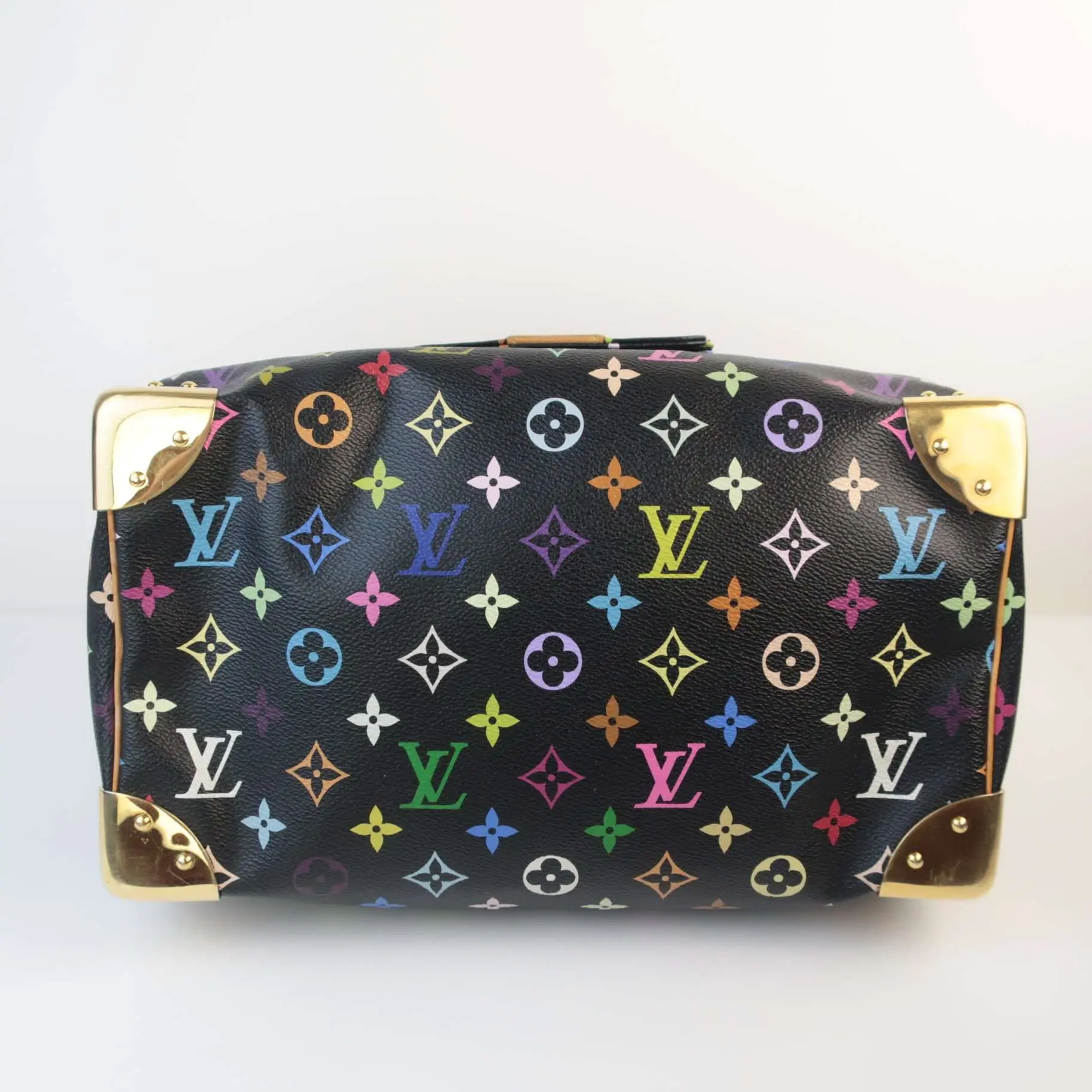 Louis Vuitton Black Multicolore Speedy 30 Bag - Image 14