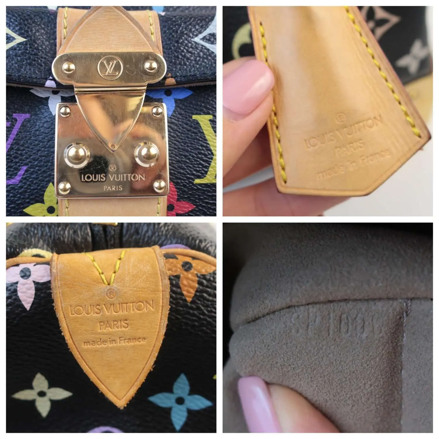 Louis Vuitton Black Multicolore Speedy 30 Bag - Image 15