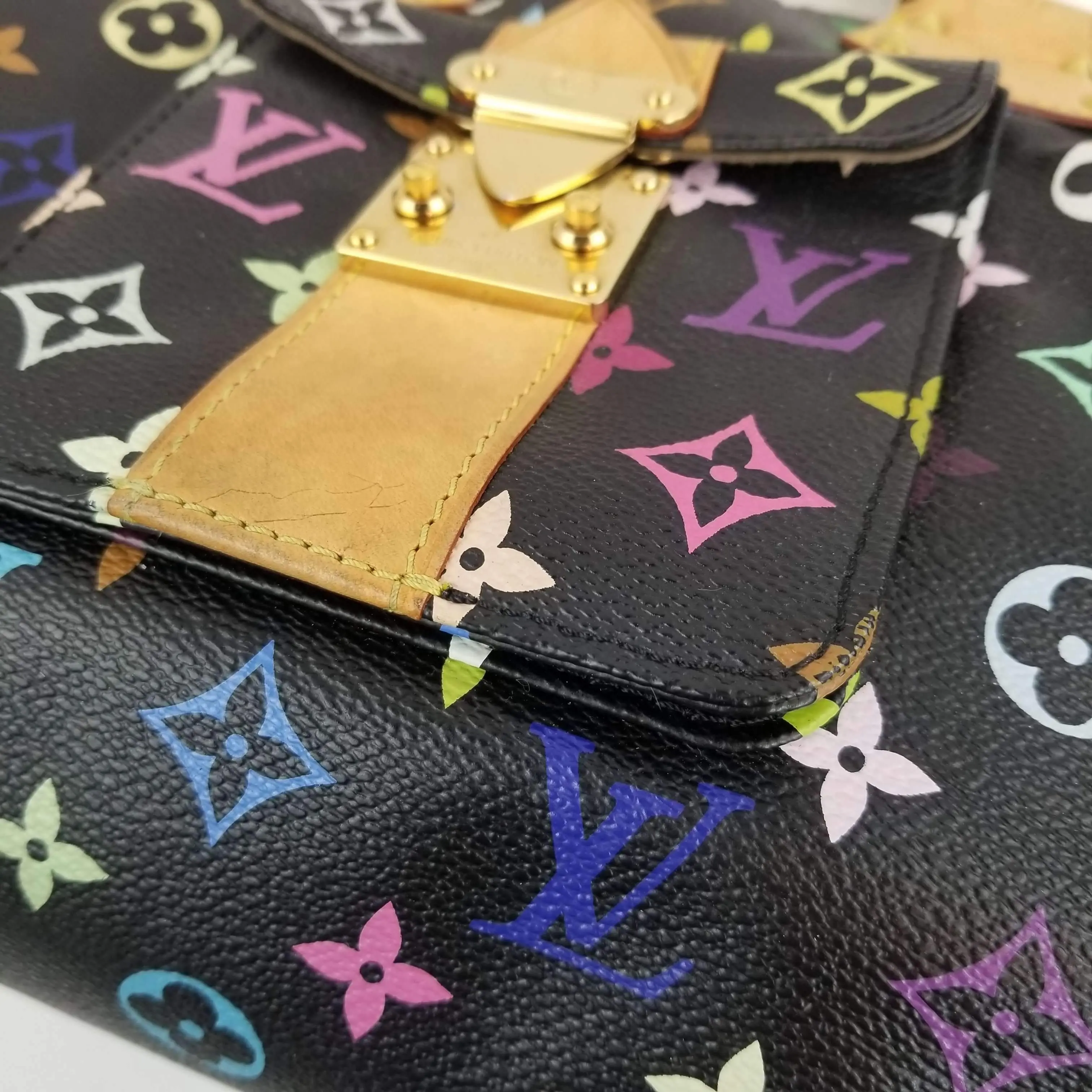 Louis Vuitton Black Monogram Multicolore Speedy 30 Bag - Image 21