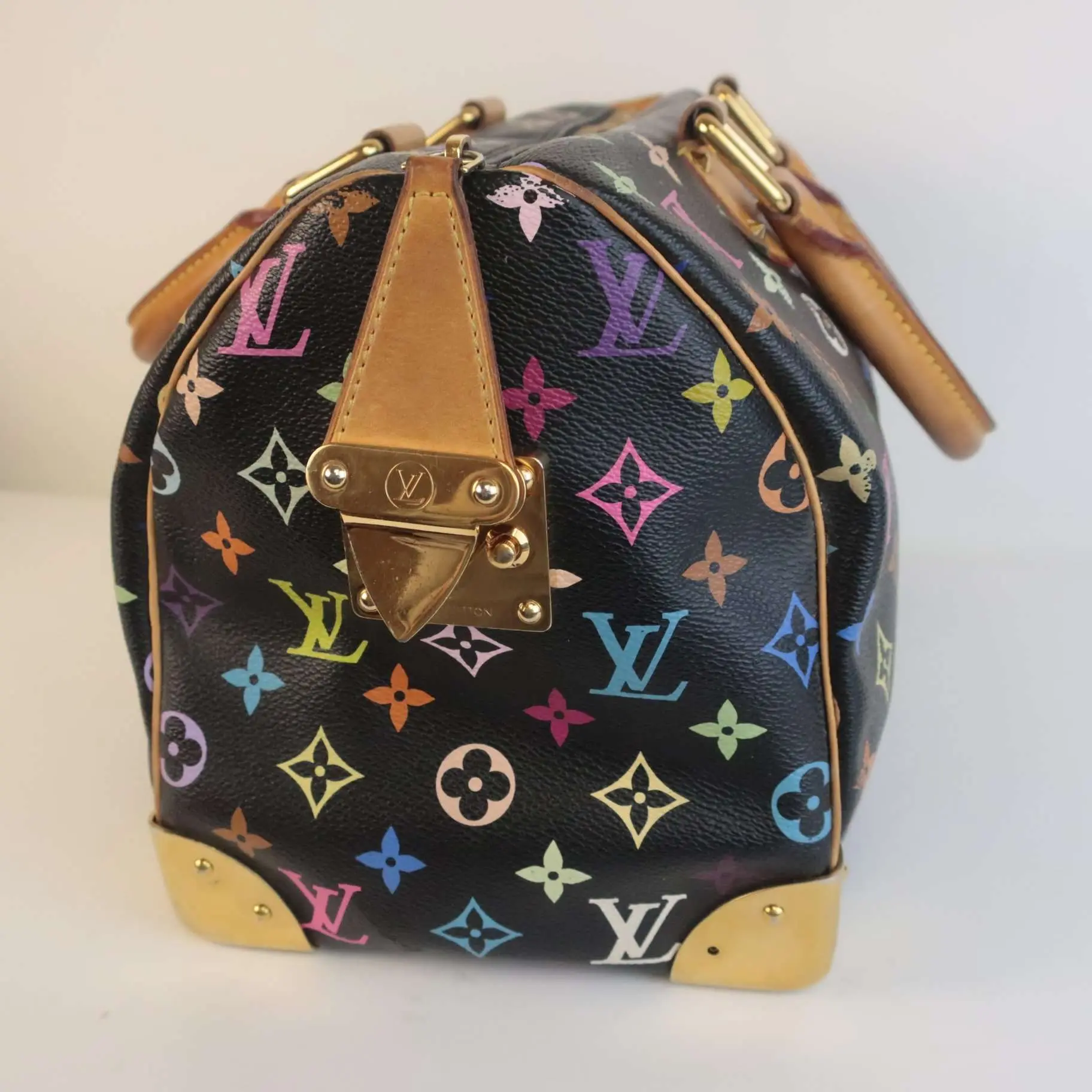 Louis Vuitton Noir Multicolore Speedy 30 Bag - Image 3