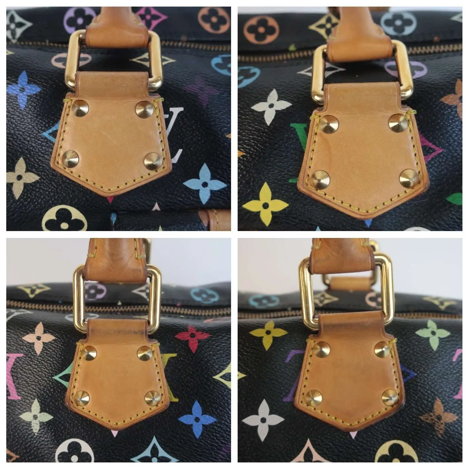 Louis Vuitton Noir Multicolore Speedy 30 Bag - Image 9