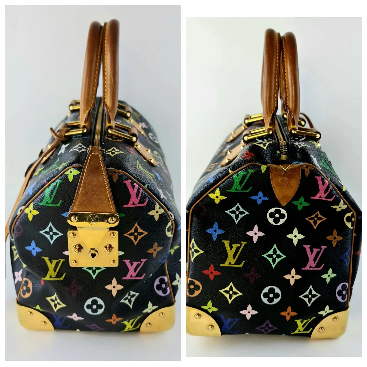 Louis Vuitton Multicolore Speedy 30 Bag (Black) - Image 5