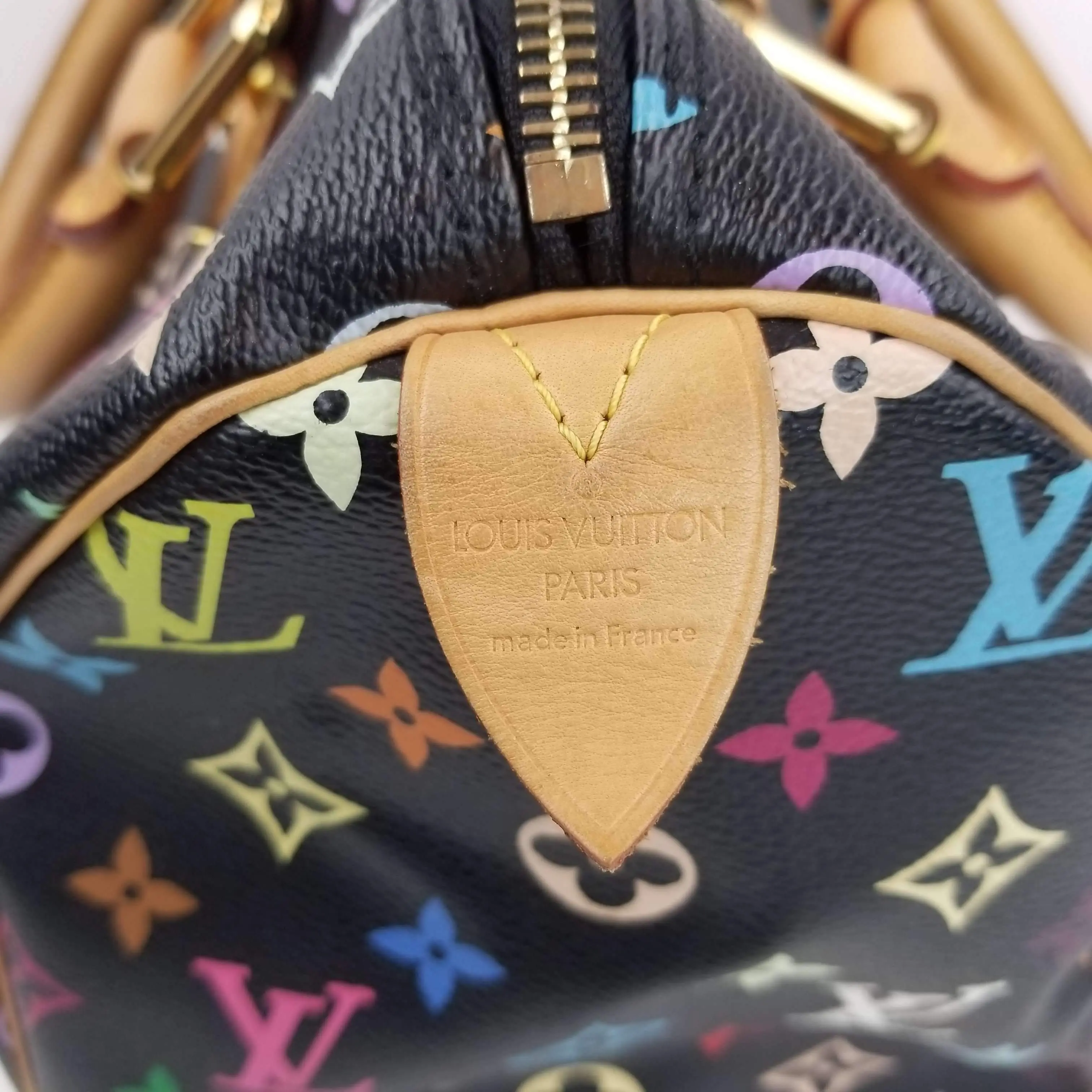 Louis Vuitton Black Monogram Multicolore Speedy 30 Bag - Image 6