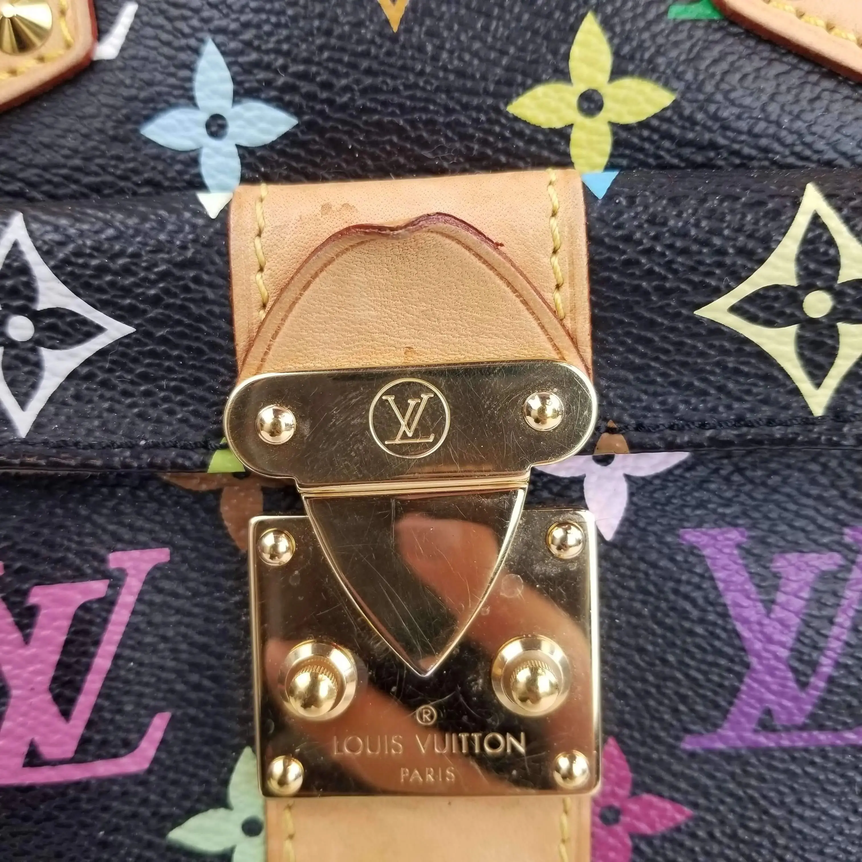 Louis Vuitton Black Monogram Multicolore Speedy 30 Bag - Image 9