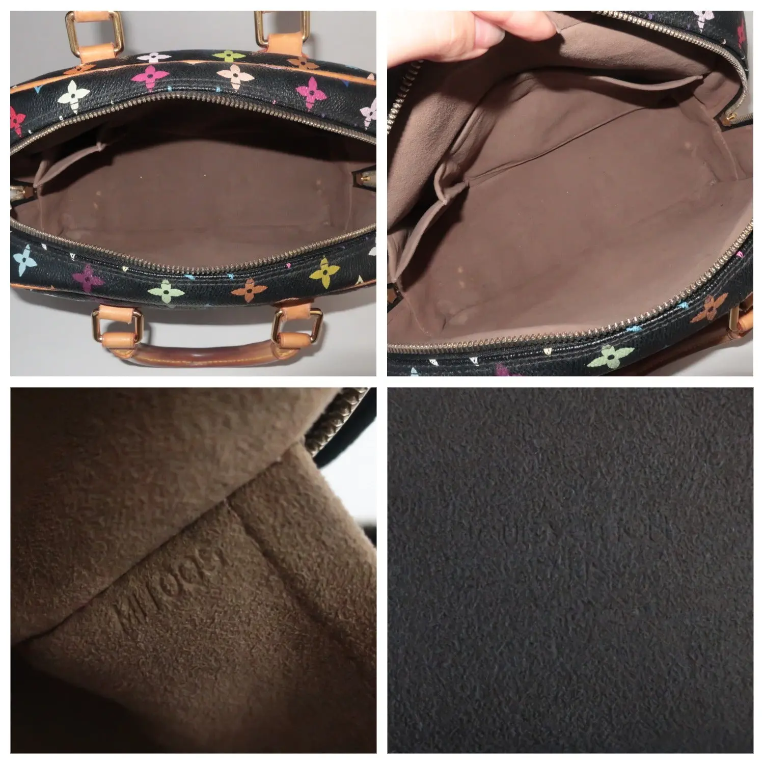 Louis Vuitton Black Monogram Multicolore Trouville Bag - Image 13