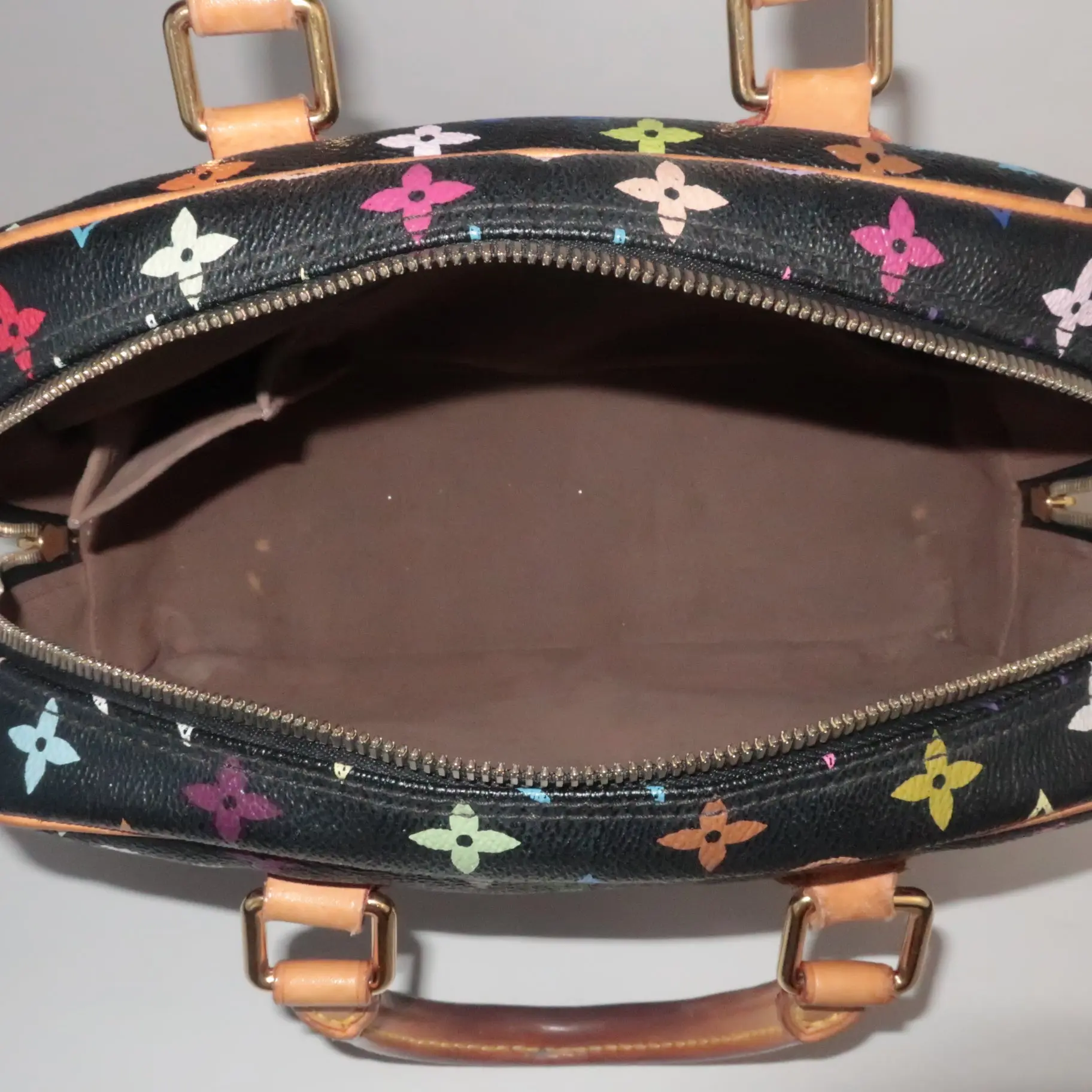 Louis Vuitton Black Monogram Multicolore Trouville Bag - Image 5