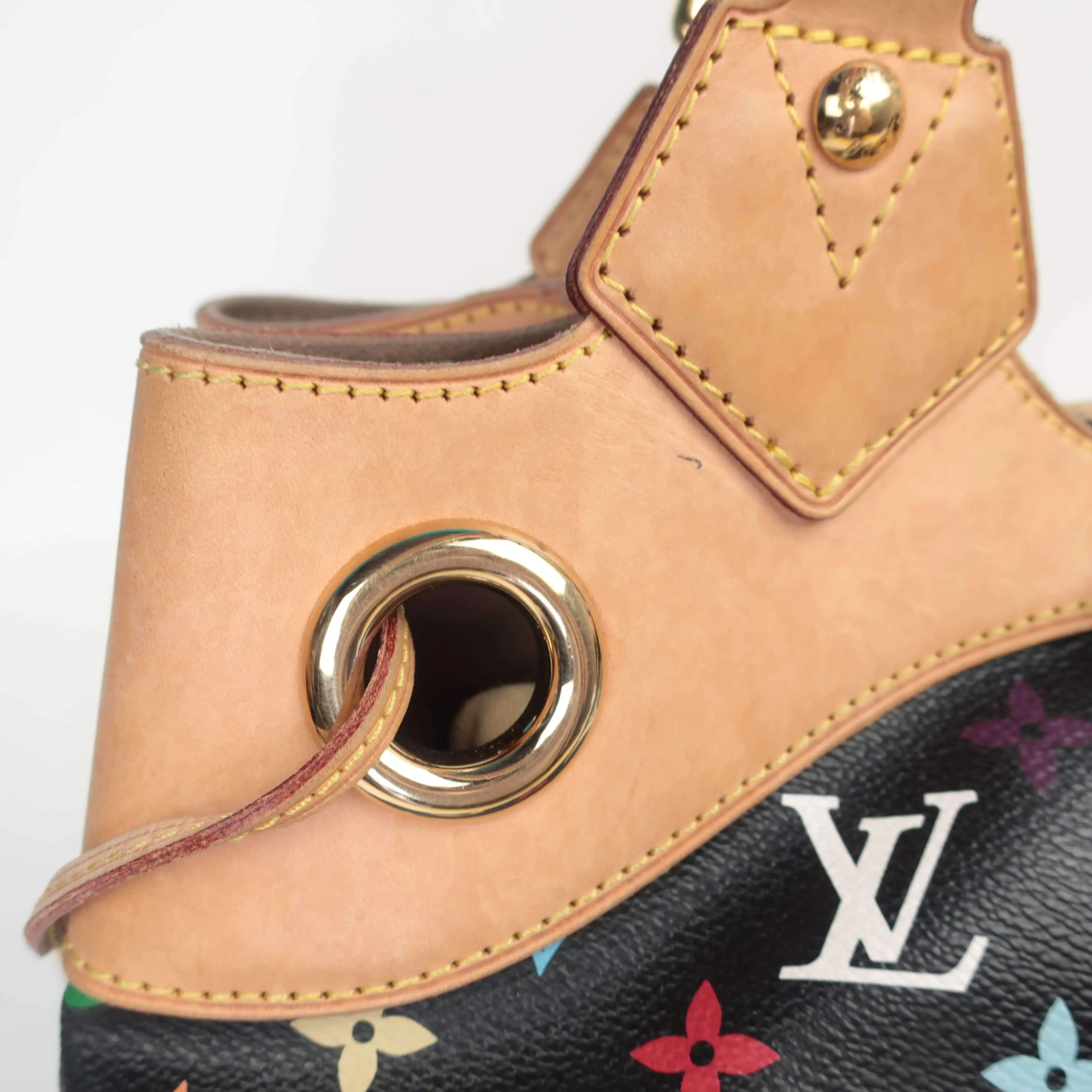 Louis Vuitton Black Monogram Multicolore Ursula Bag - Image 20