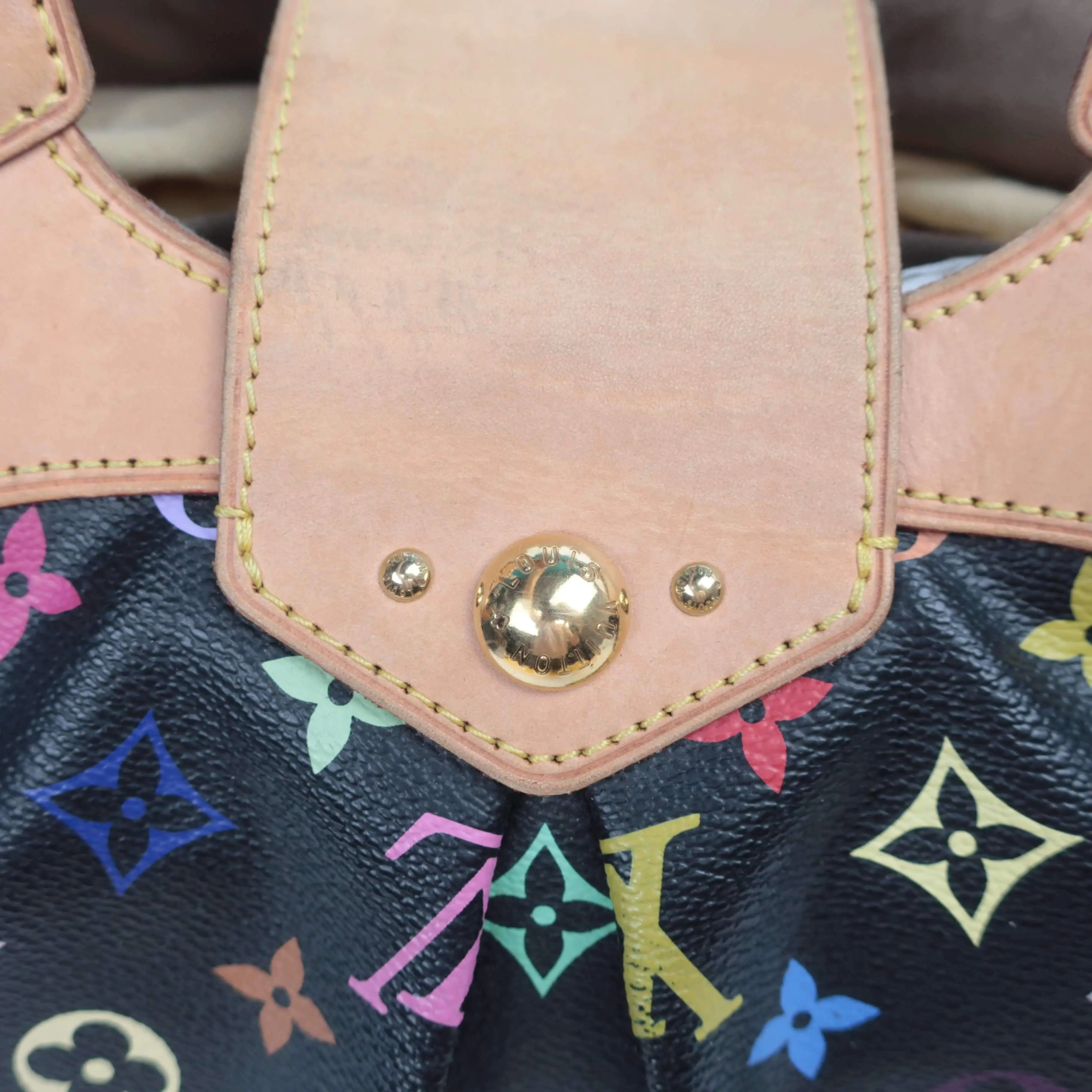 Louis Vuitton Black Monogram Multicolore Ursula Bag - Image 28