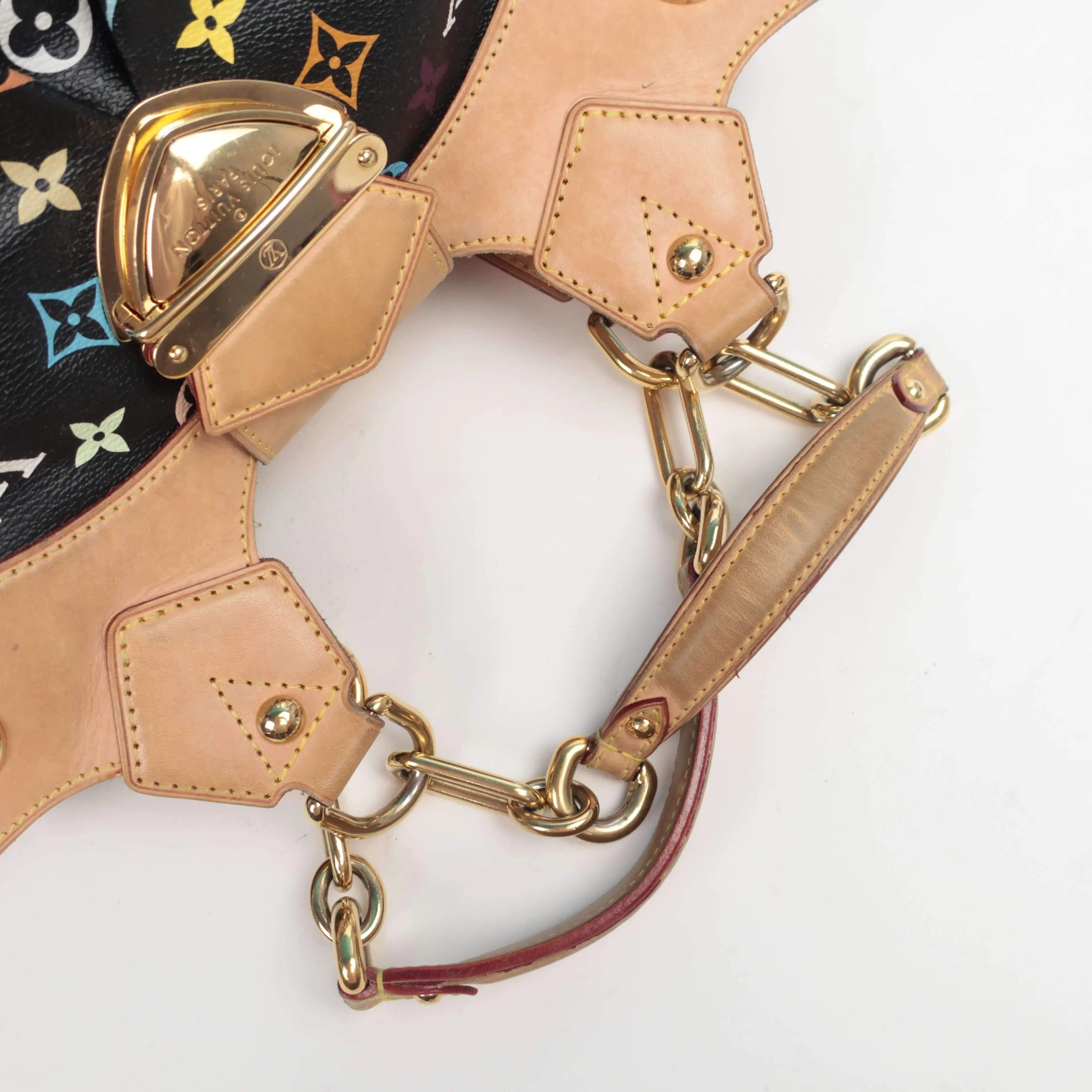 Louis Vuitton Black Monogram Multicolore Ursula Bag - Image 31