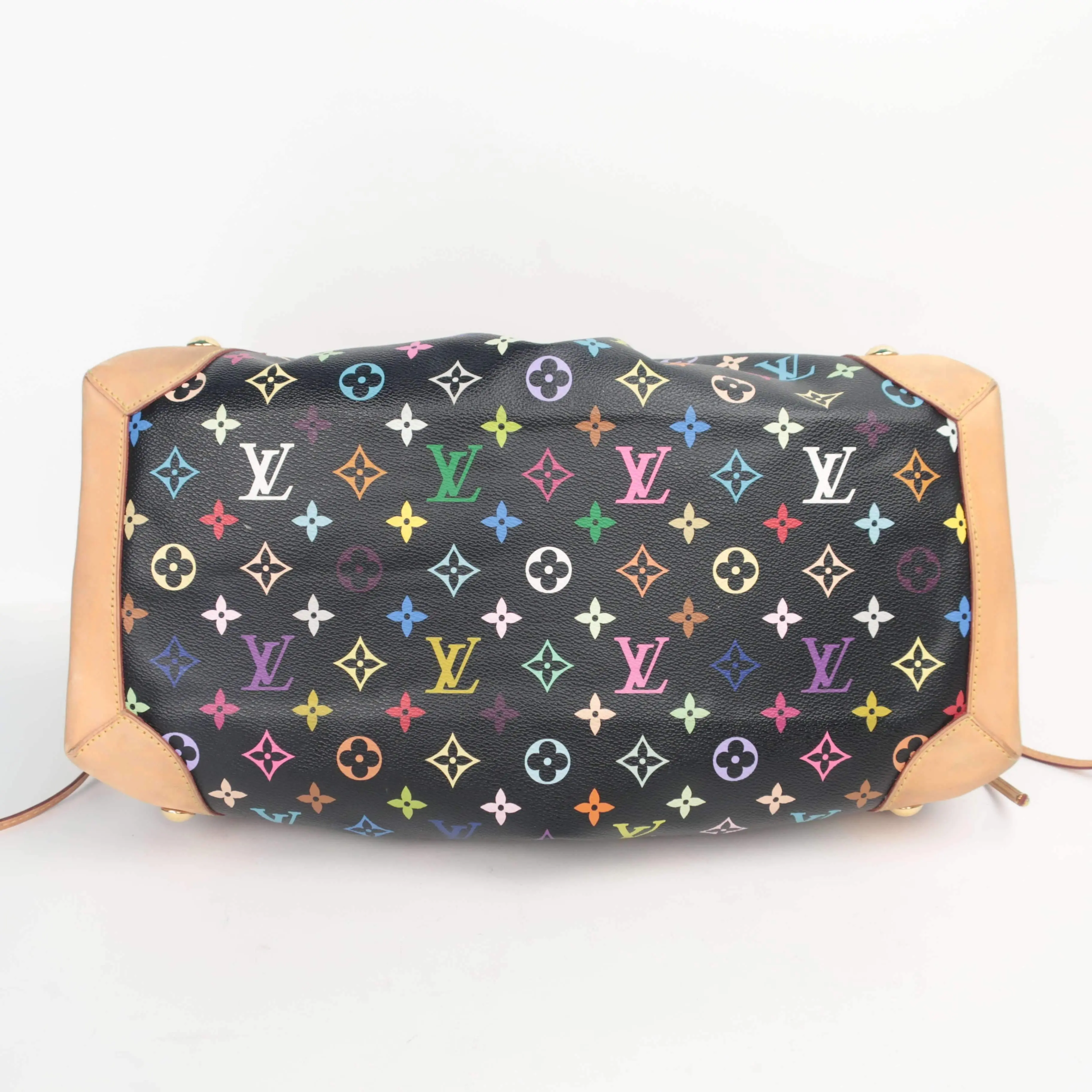 Louis Vuitton Black Monogram Multicolore Ursula Bag - Image 6