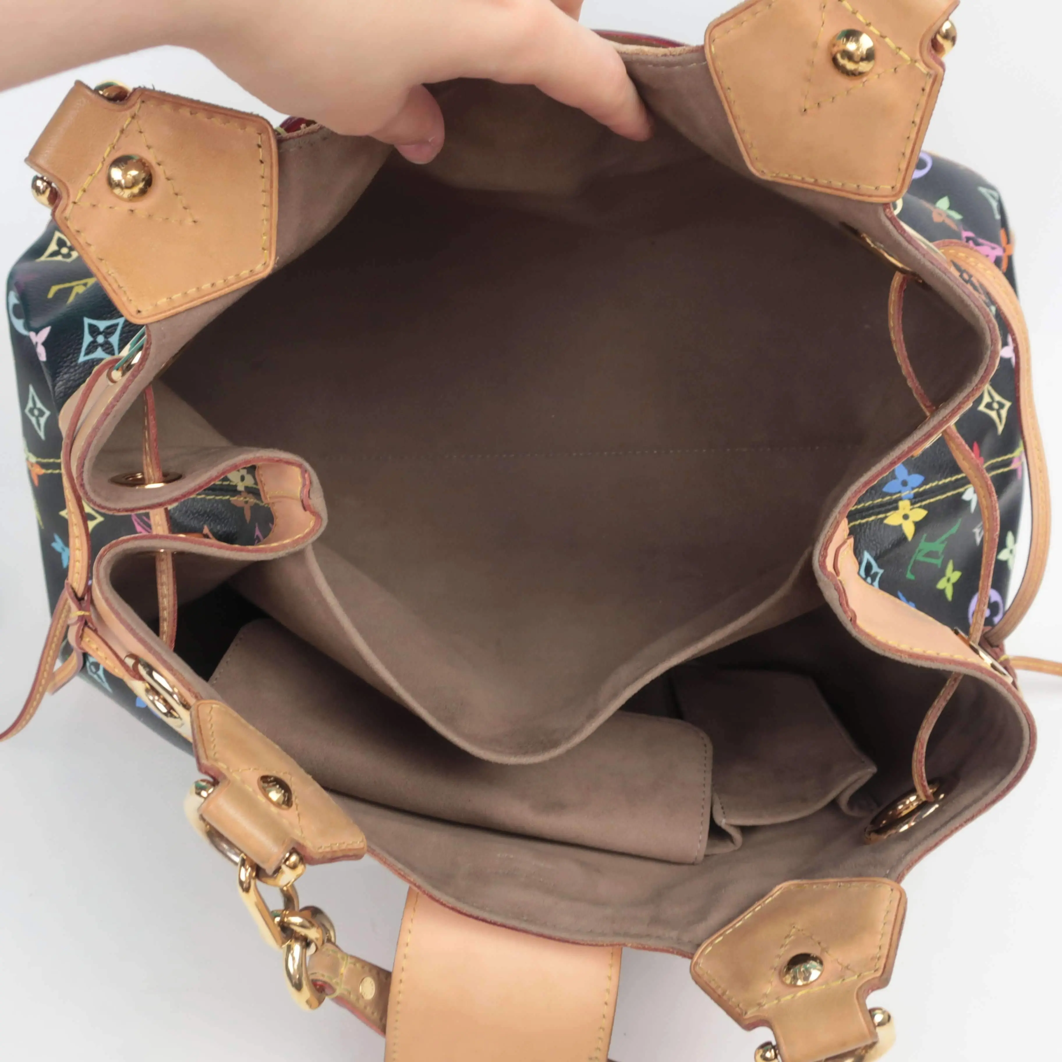 Louis Vuitton Black Monogram Multicolore Ursula Bag - Image 69