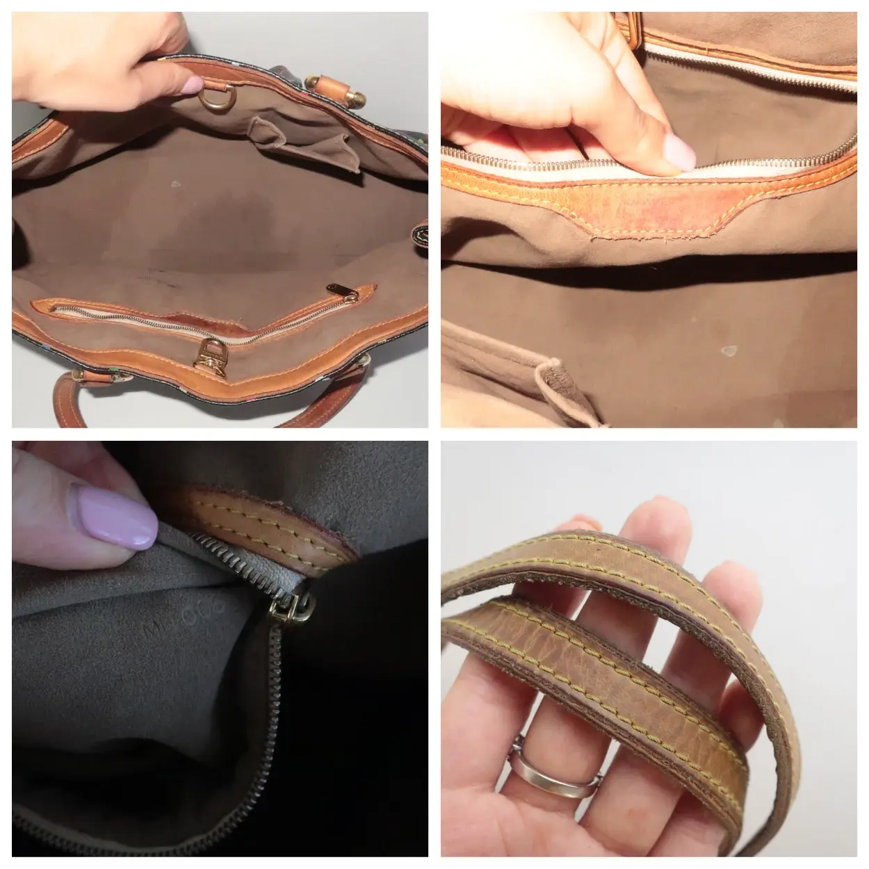 Louis Vuitton Black Multicolor Aurelia MM Tote Bag - Image 14