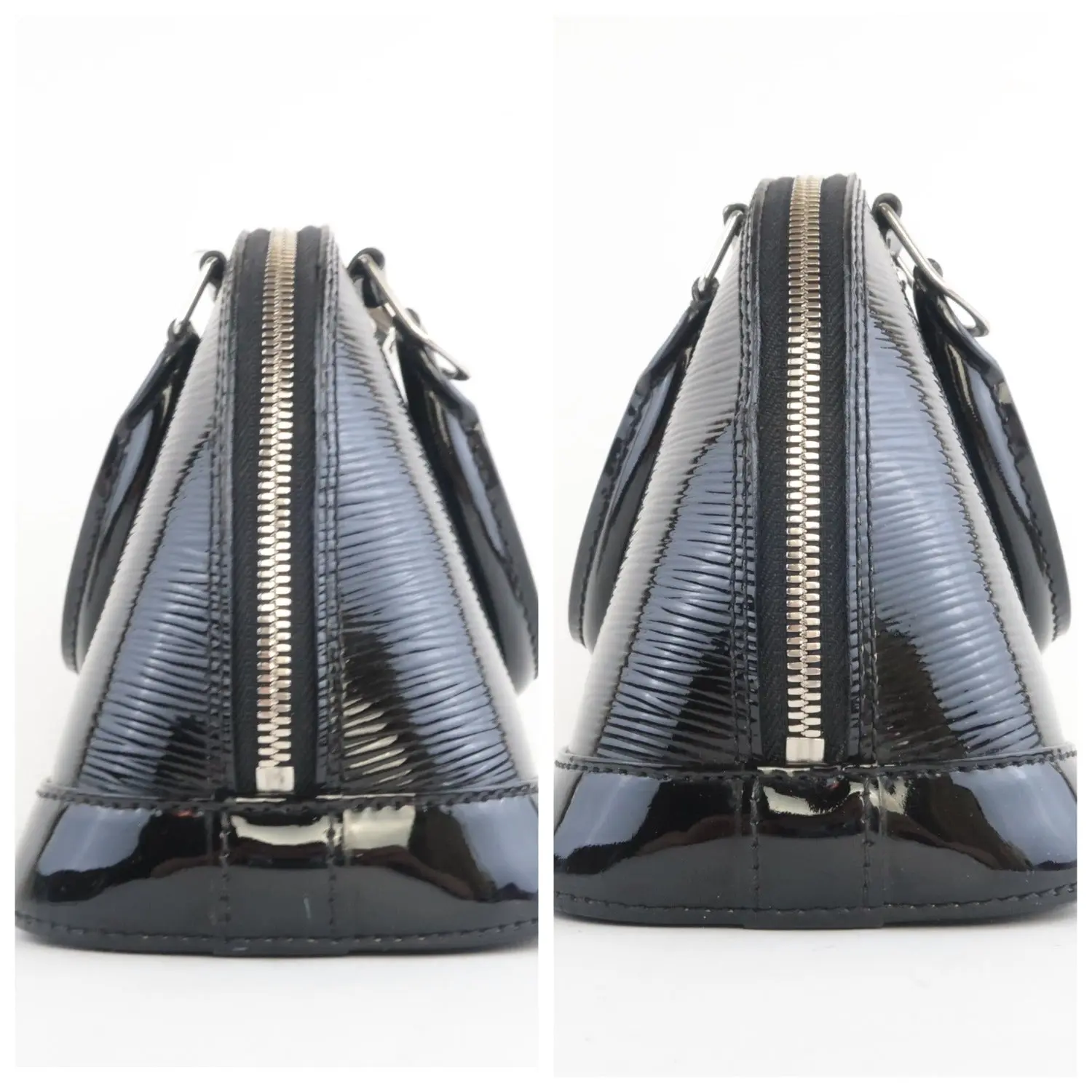 Louis Vuitton Black Noir Epi Electric Alma BB Bag - Image 10