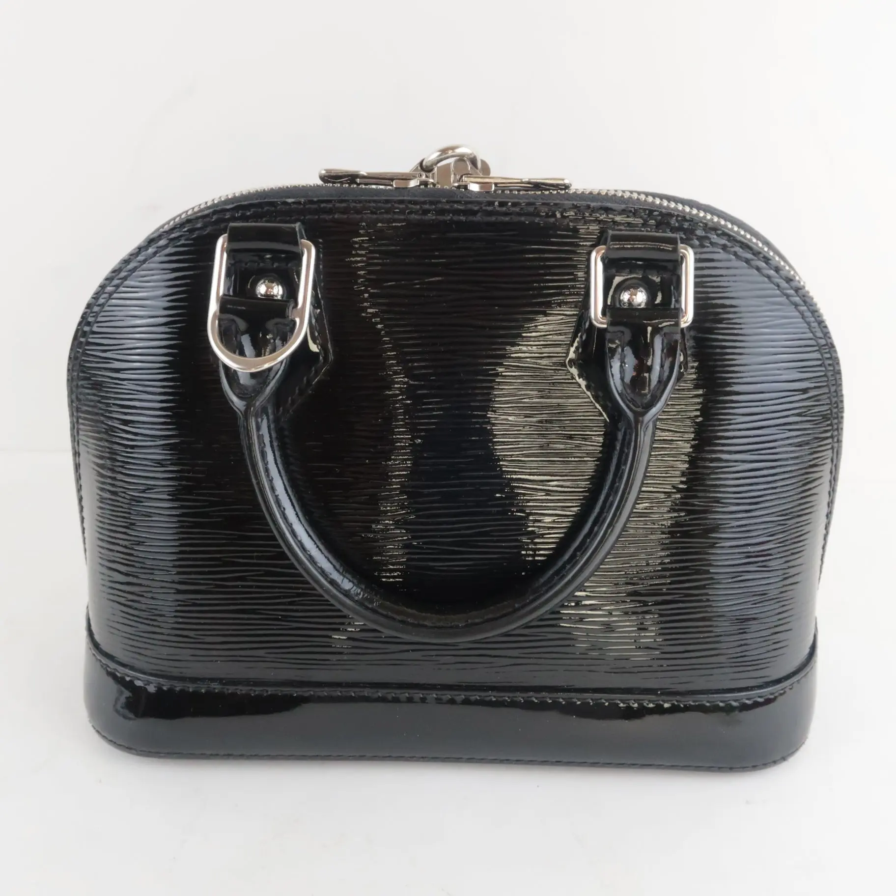 Louis Vuitton Black Noir Epi Electric Alma BB Bag - Image 5